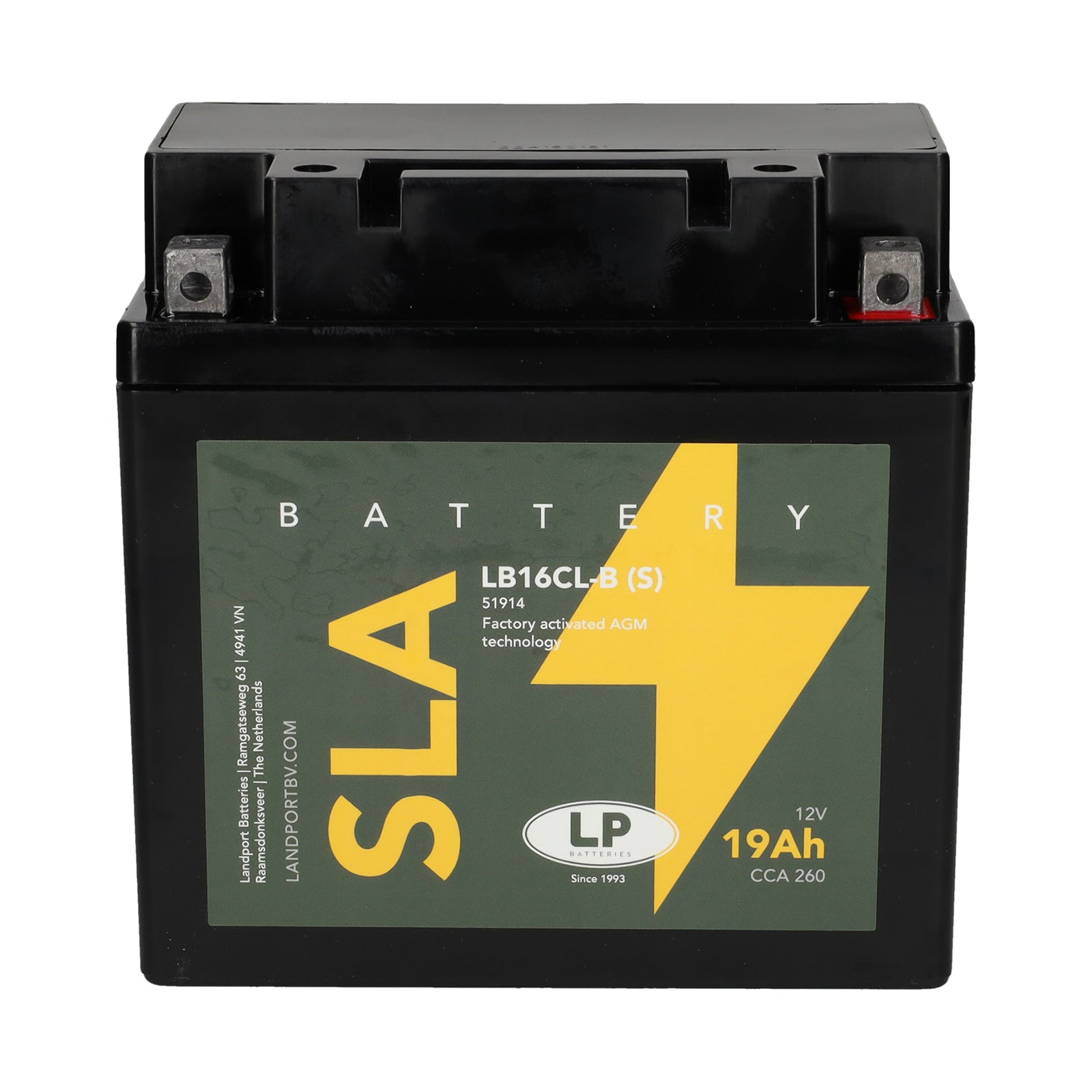 LB16CL-B(S) 12v 19Ah AGM Battery