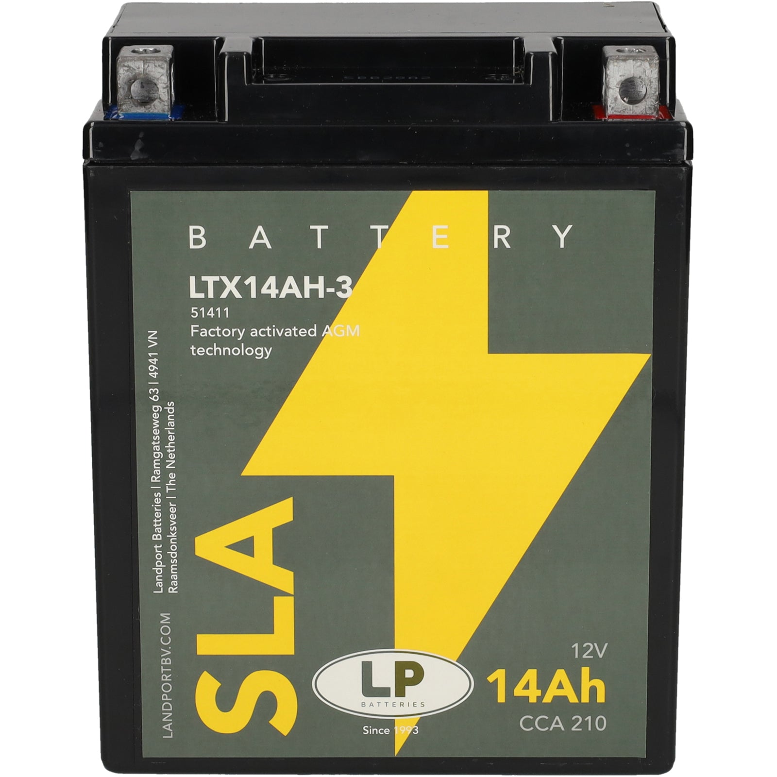 LTX14AH-3 12v 14Ah AGM Battery