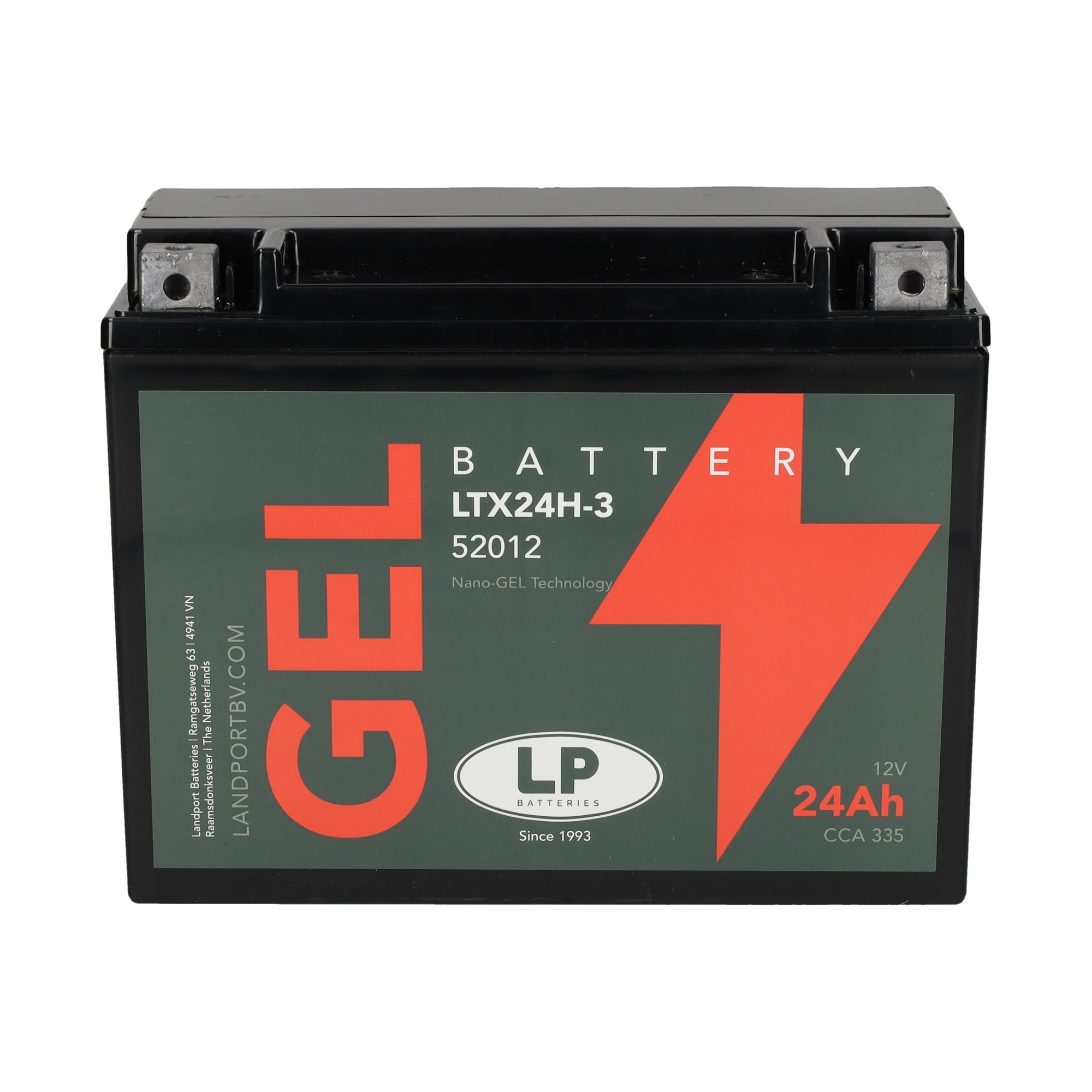LTX24H-3 12v 24Ah Gel Battery