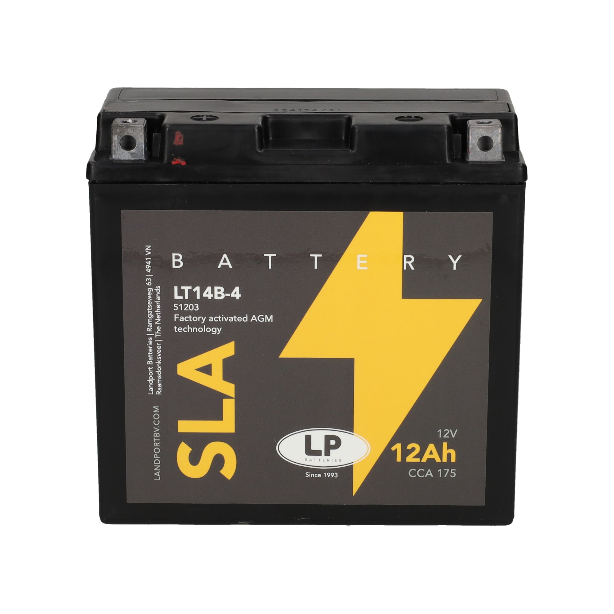 LT14B-4 12v 12Ah AGM Battery