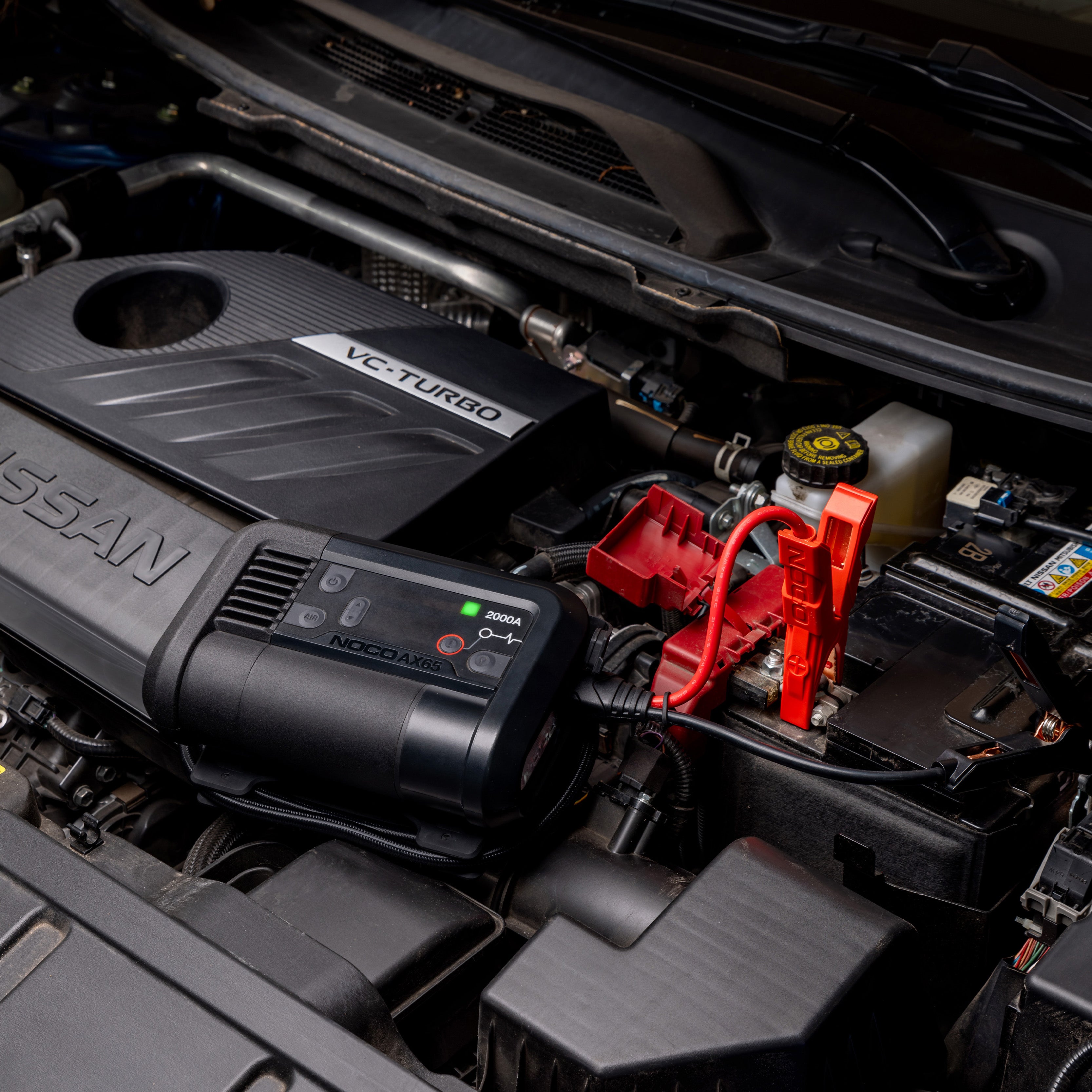 AX65 2000A Jump Starter & 100PSI Portable Air Compressor