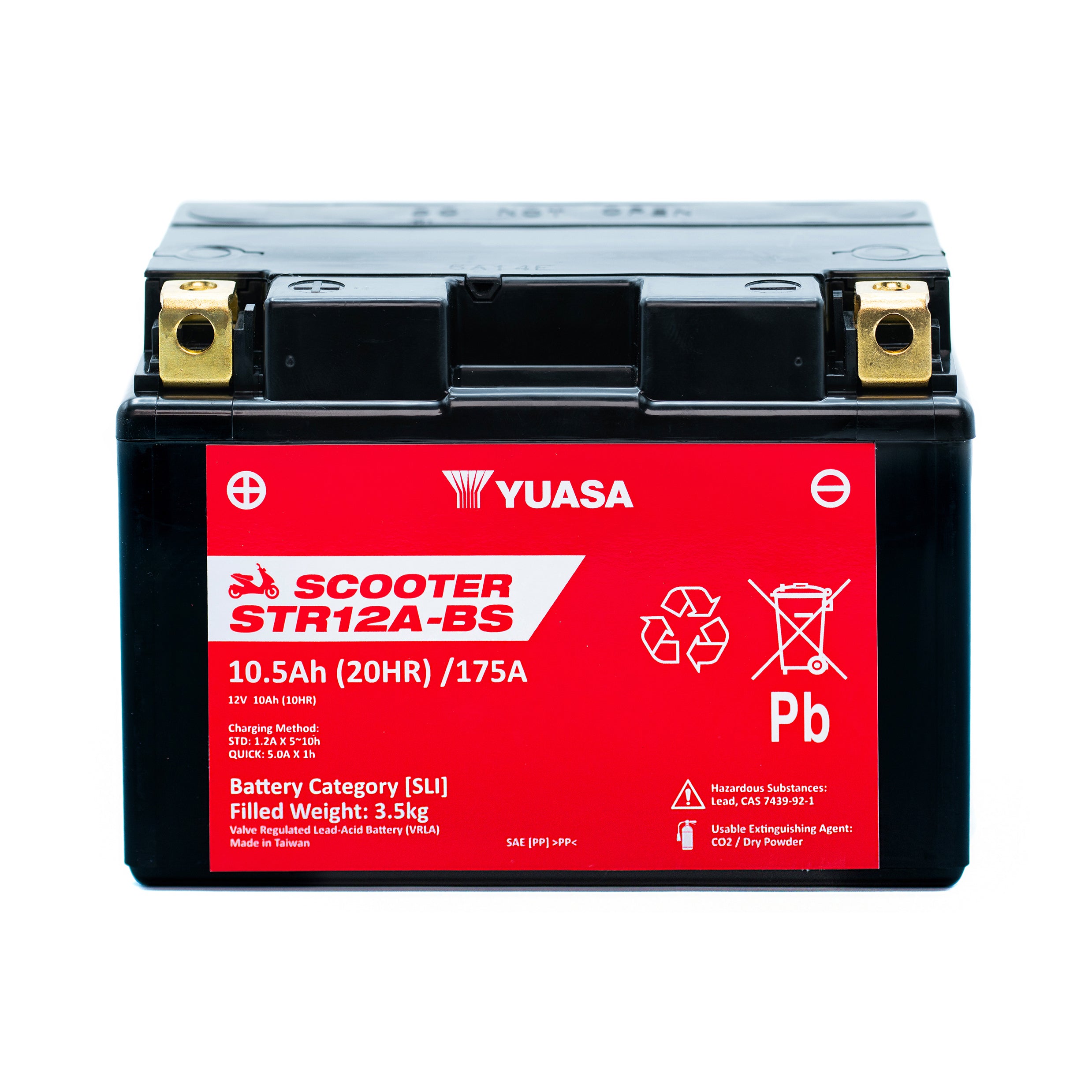 STR12A-BS (YT12A) Battery