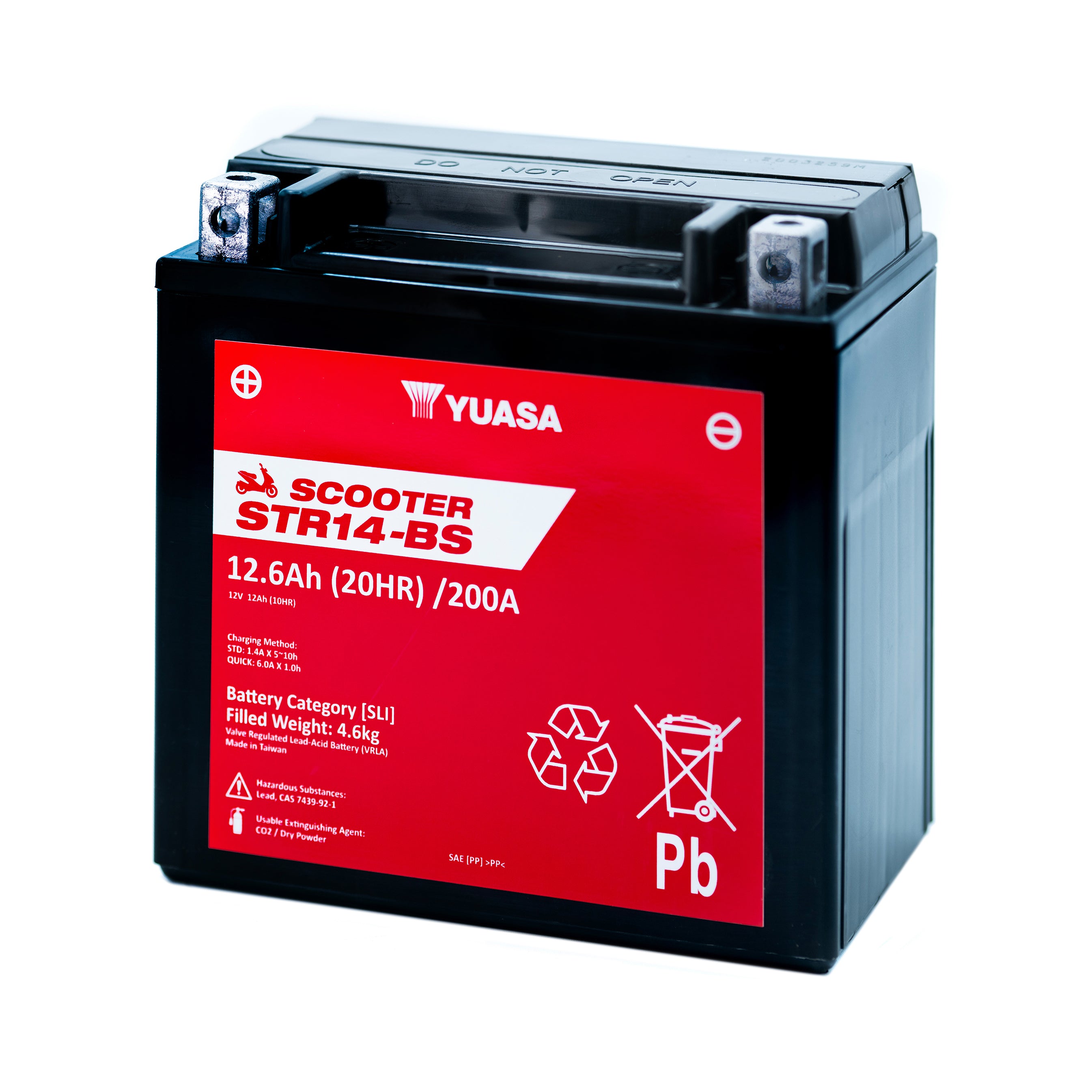 STR14-BS (YTX14/YTX14-BS) Battery