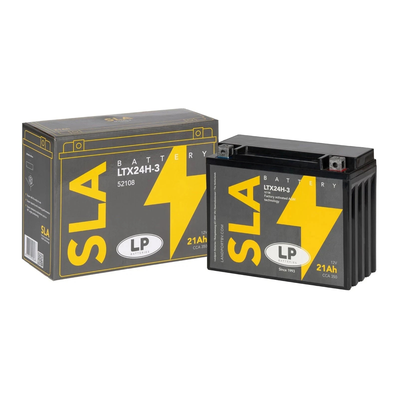 LTX24H-3 12v 21Ah AGM Battery