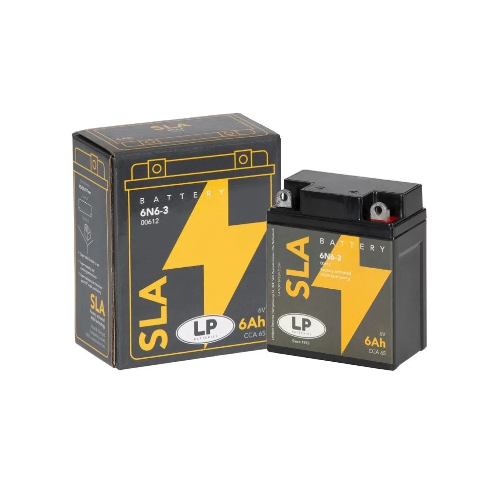 6N6-3 6v 6Ah AGM Battery