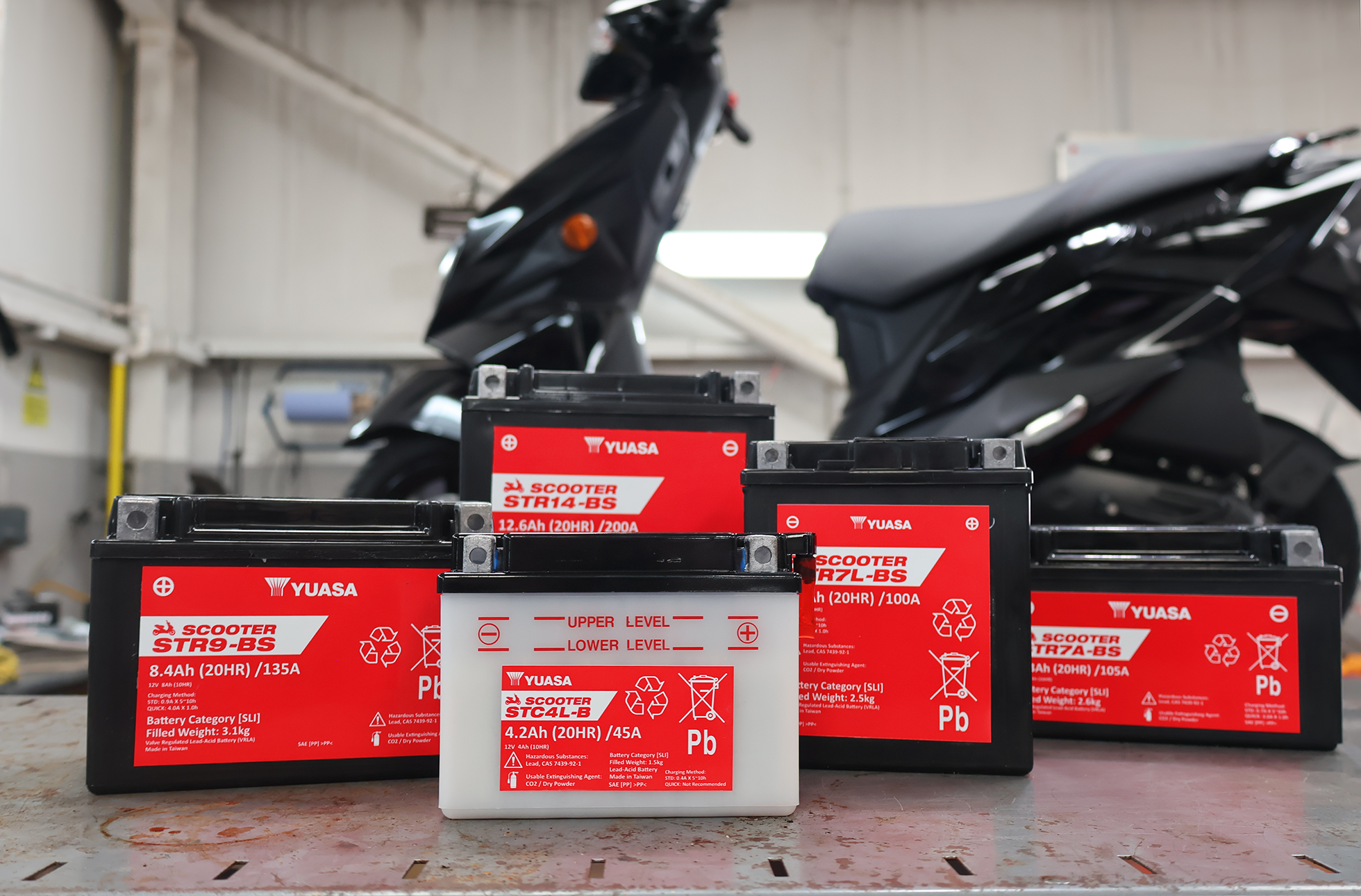 New In: The Yuasa Scooter Battery Range