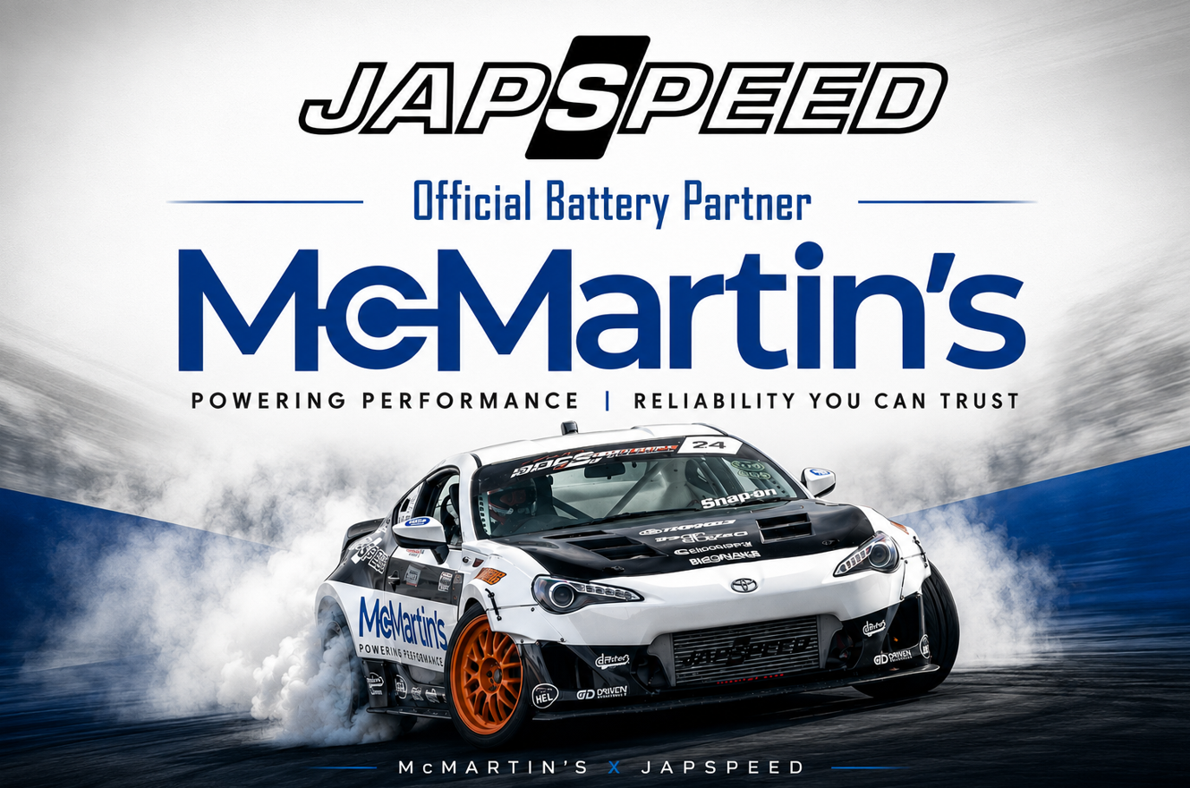 McMartin’s Announces Partnership with Japspeed as Official Battery Partner
