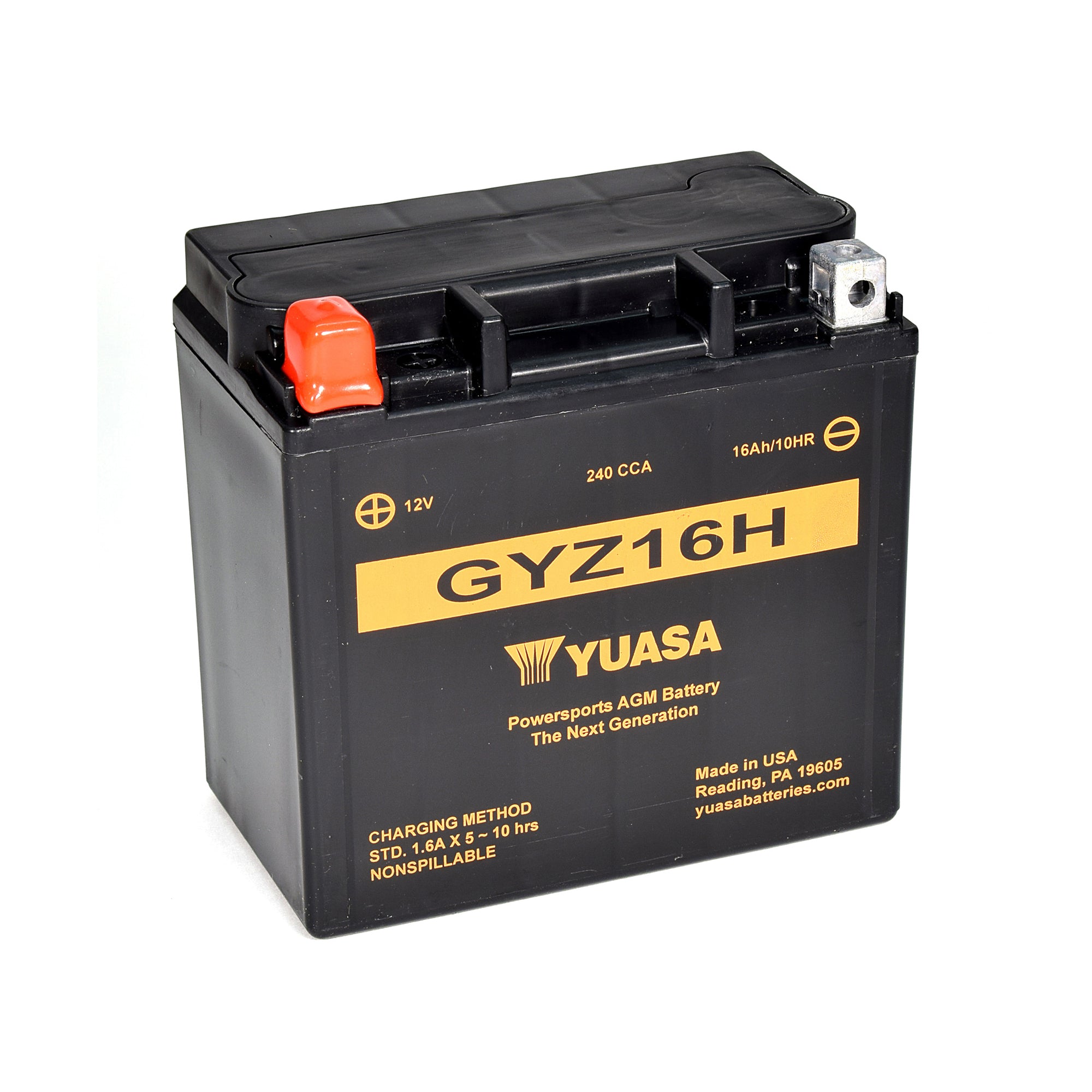 GYZ16H 12V Yuasa High Performance MF VRLA Bat