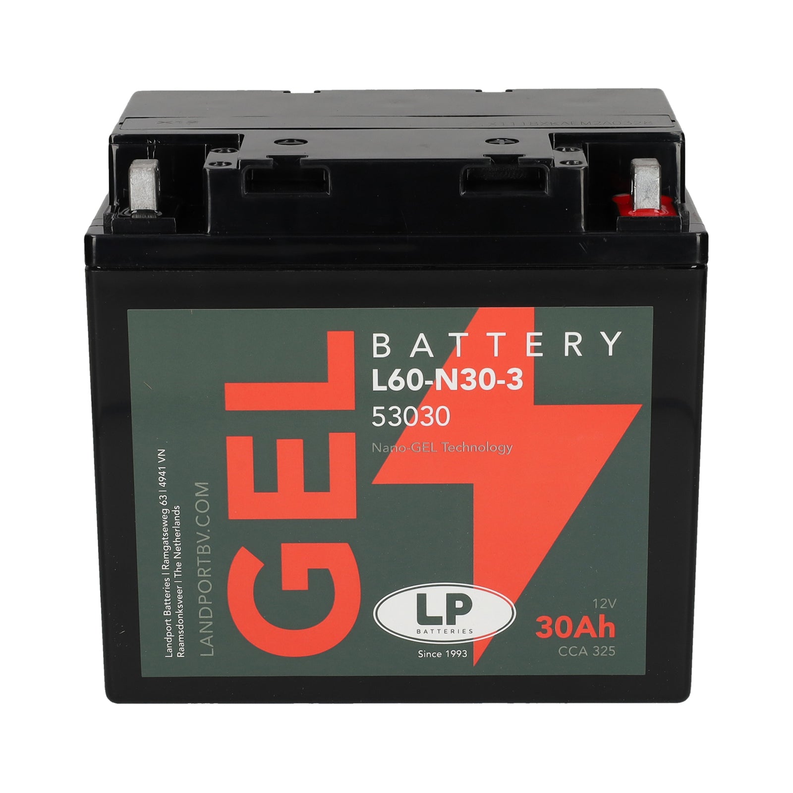 L60-N30-3 12v 30Ah Gel Battery