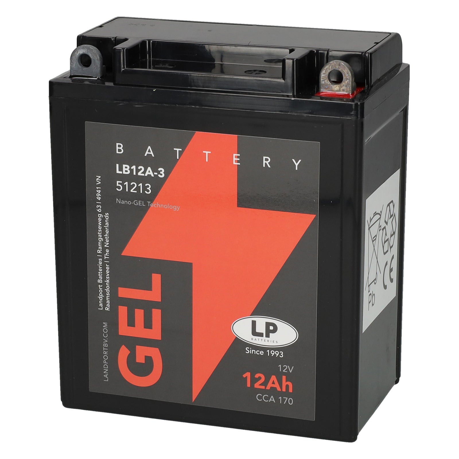 LB12A-3 12v 12Ah Gel Battery