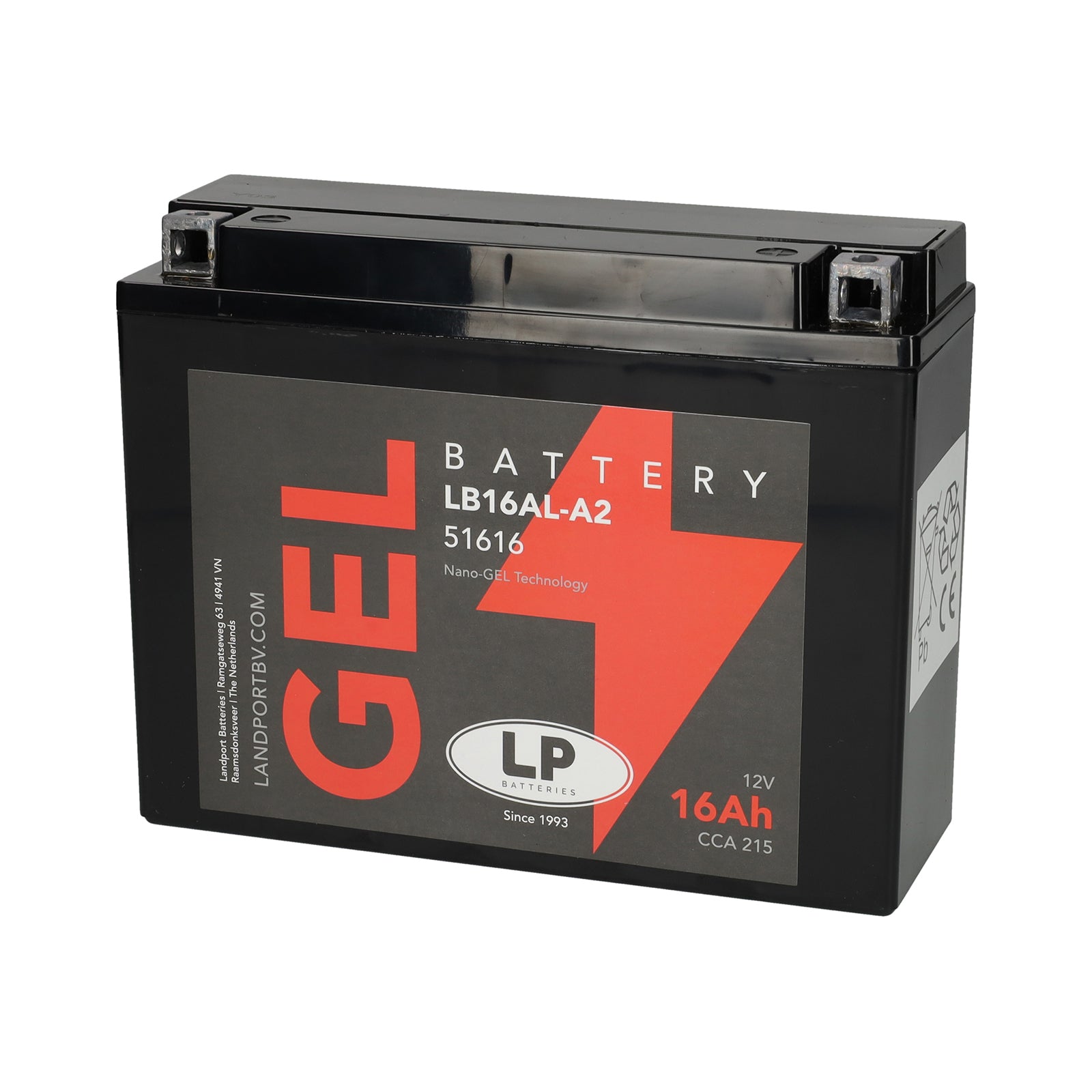 LB16AL-A2 12v 16Ah Gel Battery