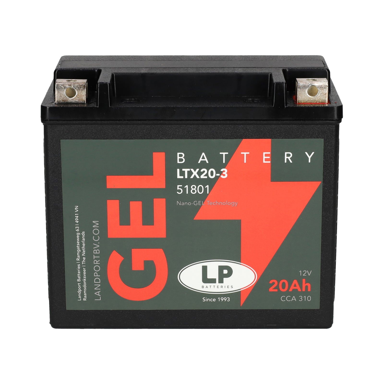 LTX20-3 12v 20Ah Gel Battery