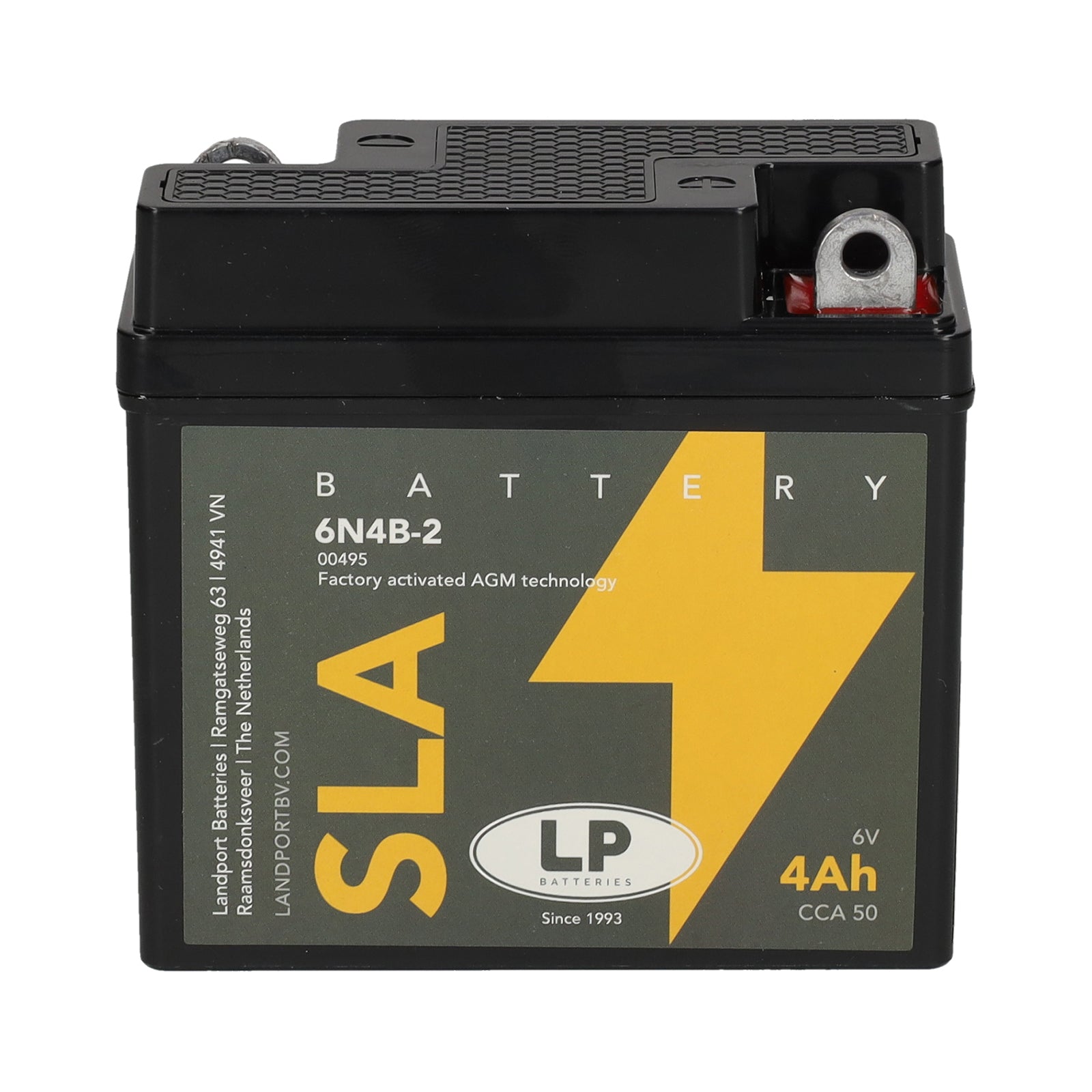6N4B-2 6v 4Ah AGM Battery