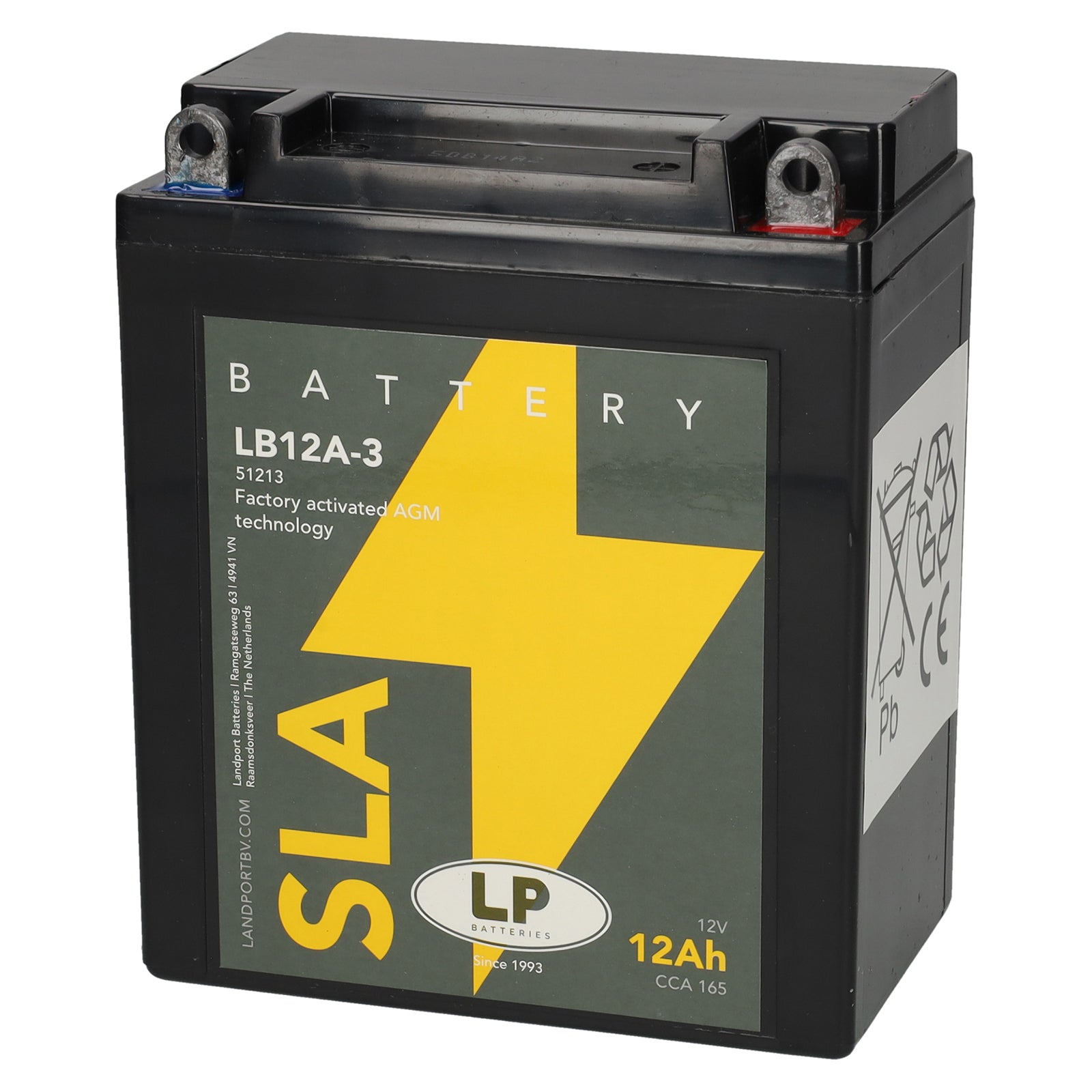 LB12A-3 12v 12Ah AGM Battery