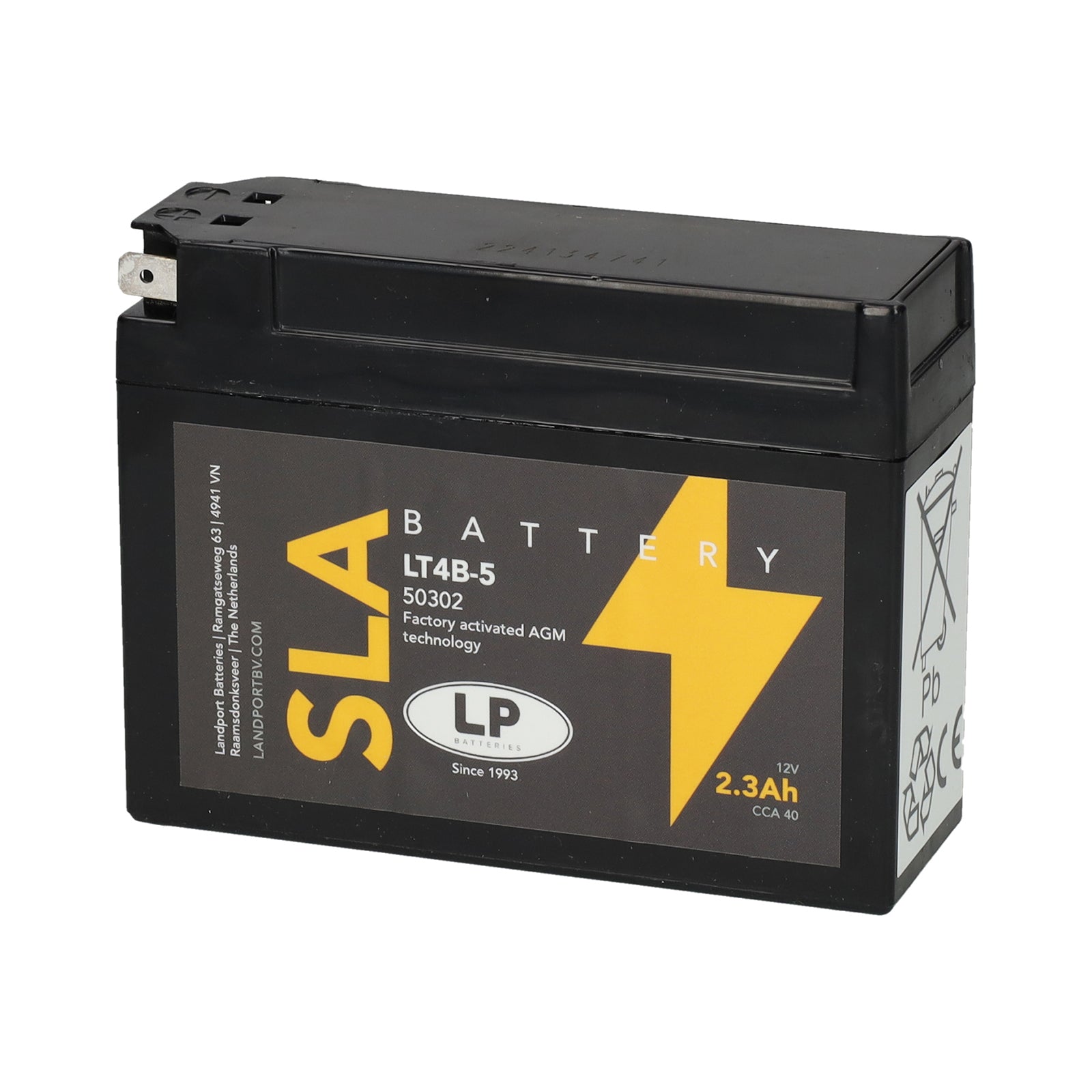 LT4B-5 12v 2.3Ah AGM Battery