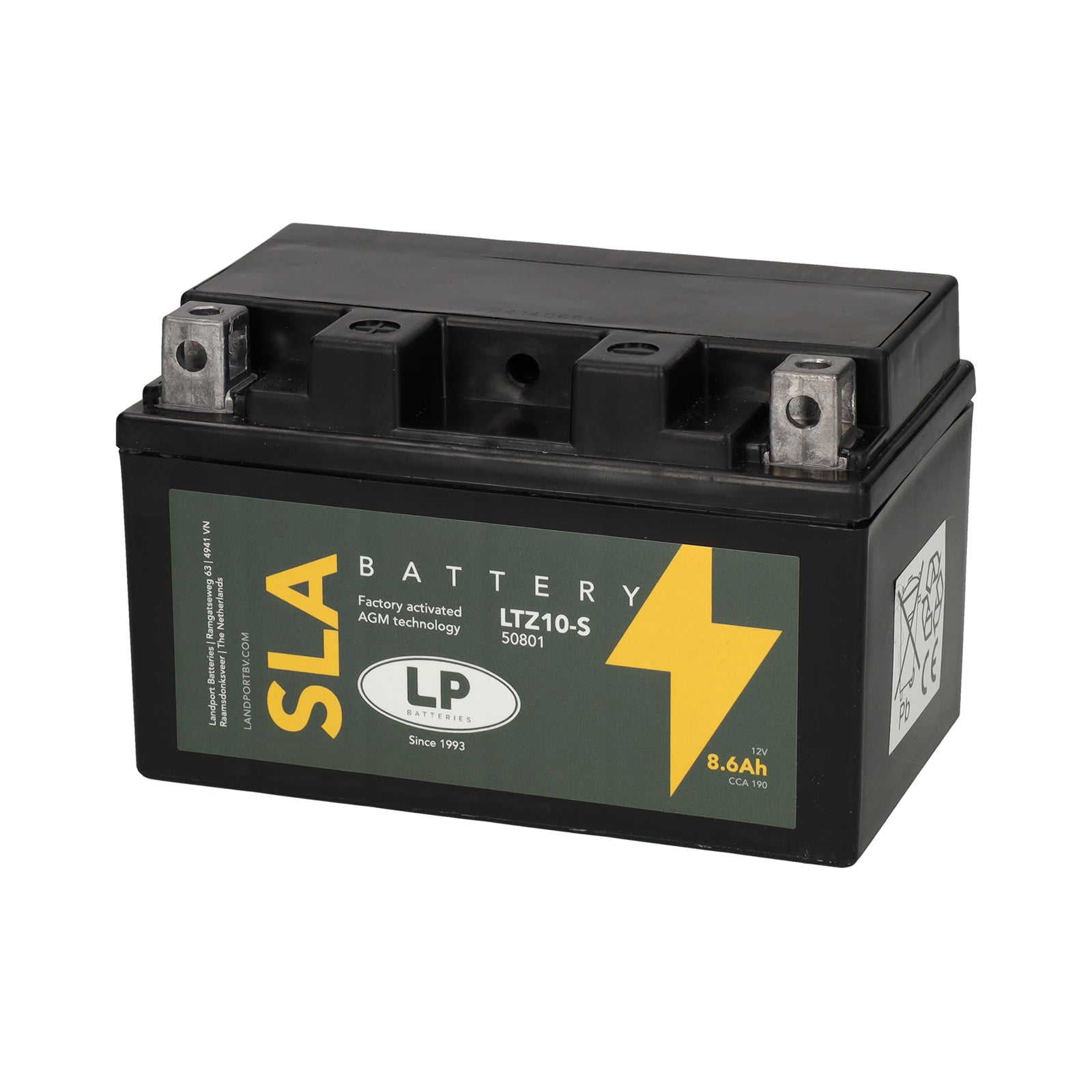 LTZ10-S 12v 8.6Ah AGM Battery