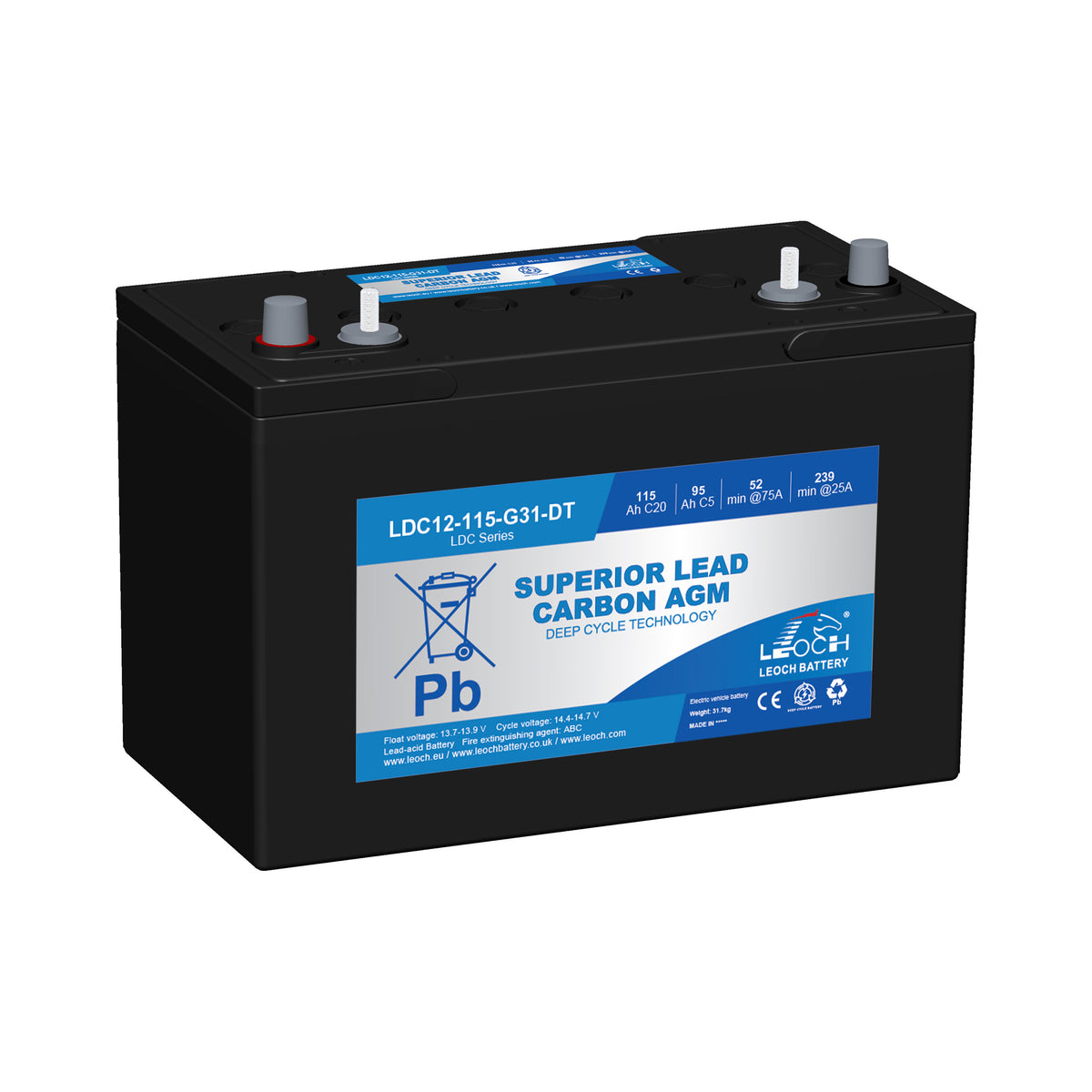 Leoch LDC12-115-G31-DT Battery