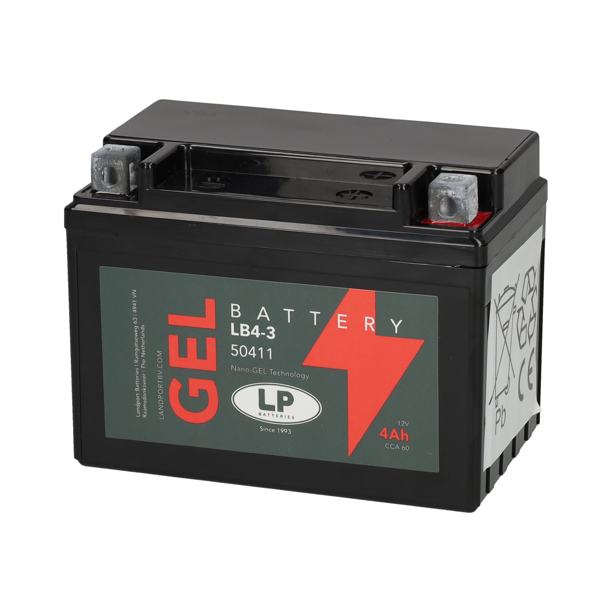 LB4-3 12v 4Ah Gel Battery