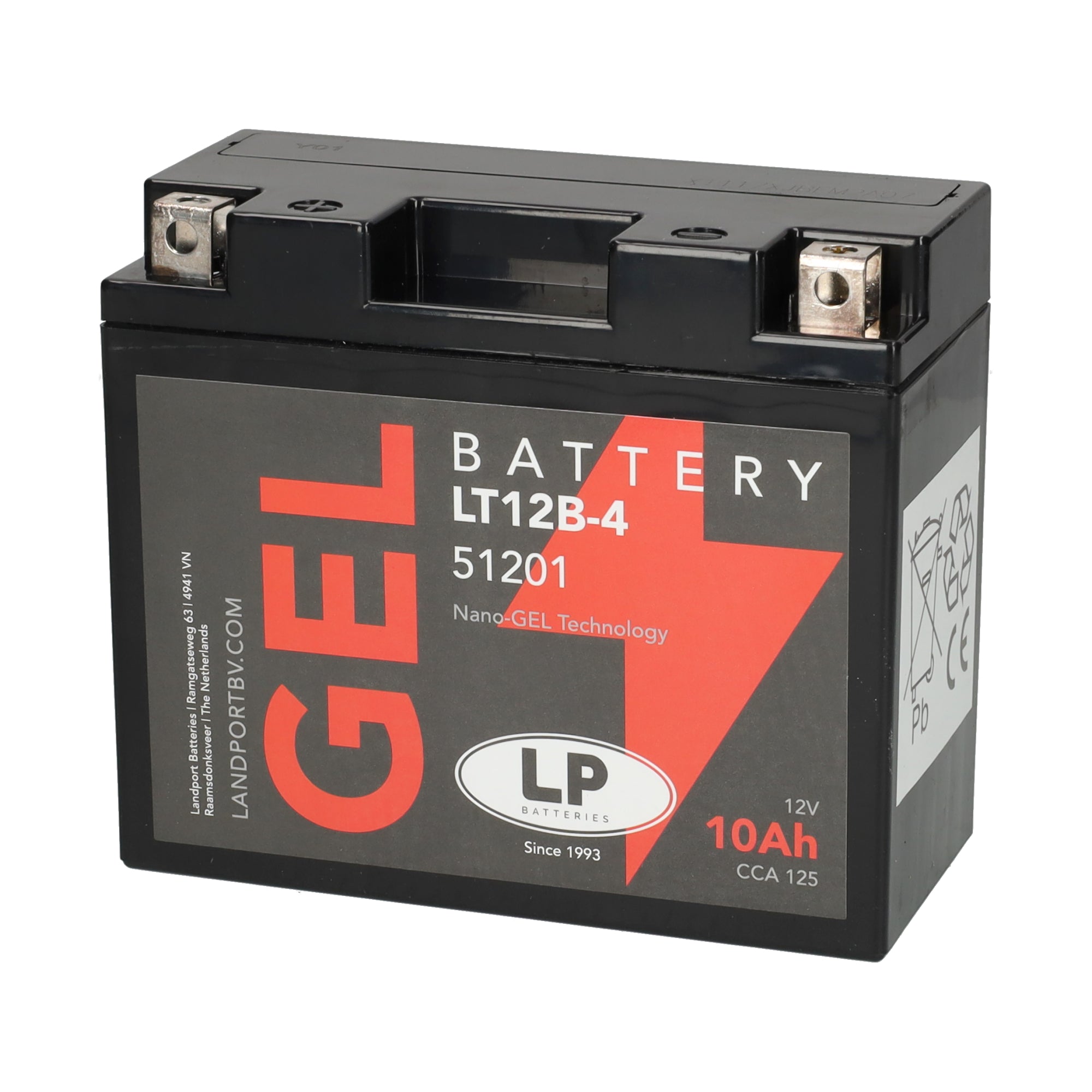 LT12B-4 12v 10Ah Gel Battery