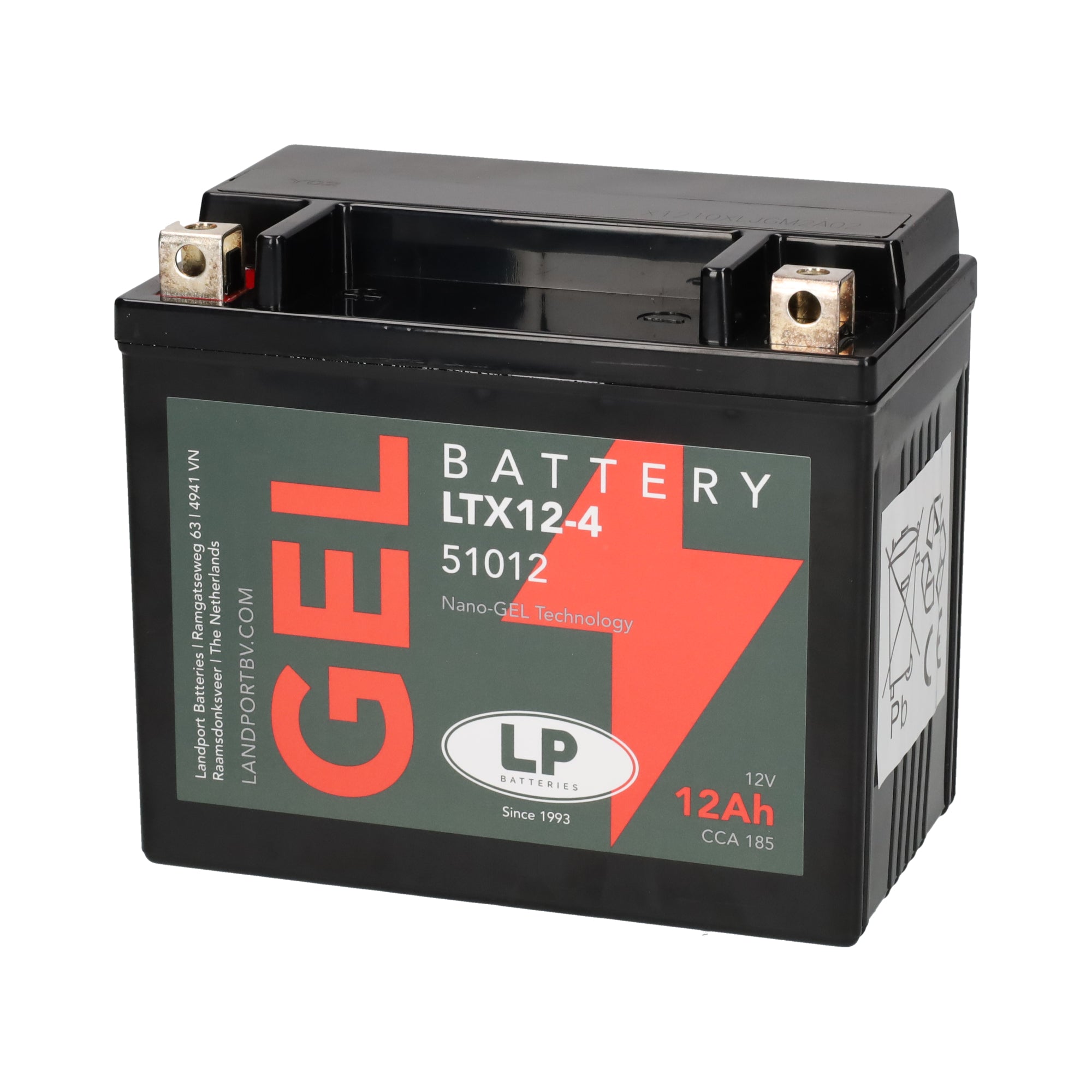 LTX12-4 12v 12Ah Gel Battery