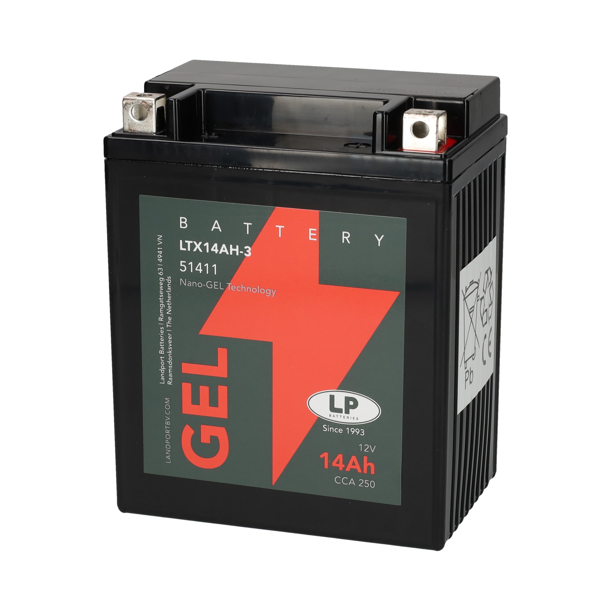 LTX14AH-3 12v 14Ah Gel Battery