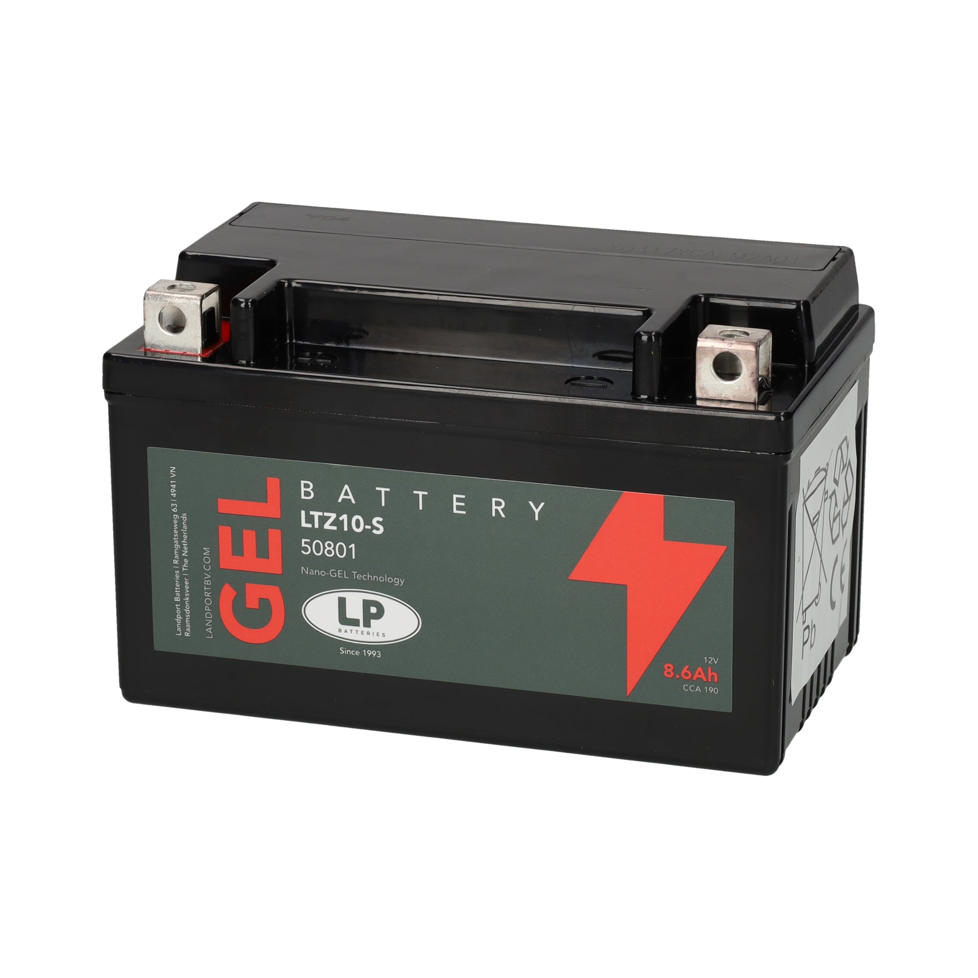 LTZ10-S 12v 8.6Ah Gel Battery