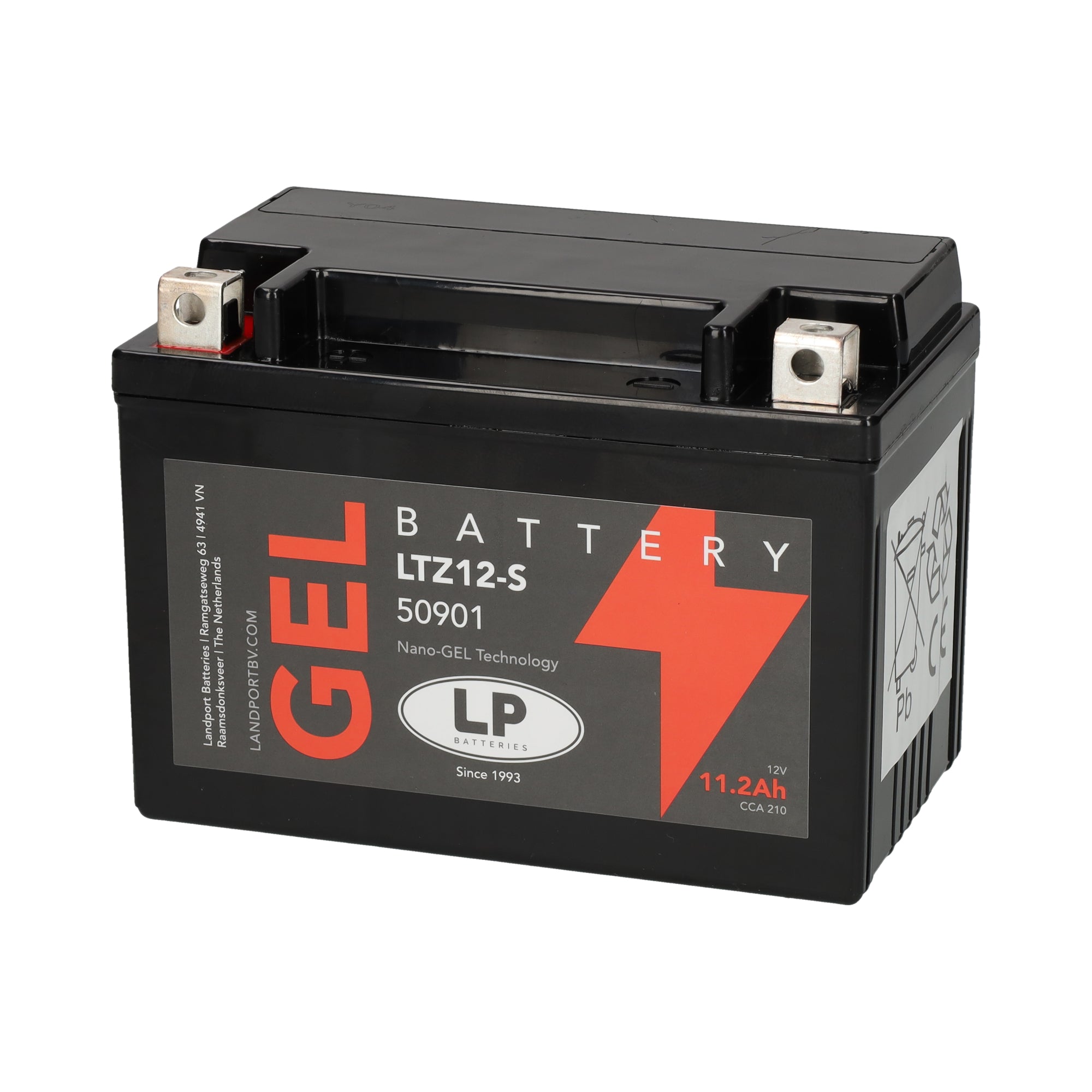 LTZ12-S 12v 11.2Ah Gel Battery