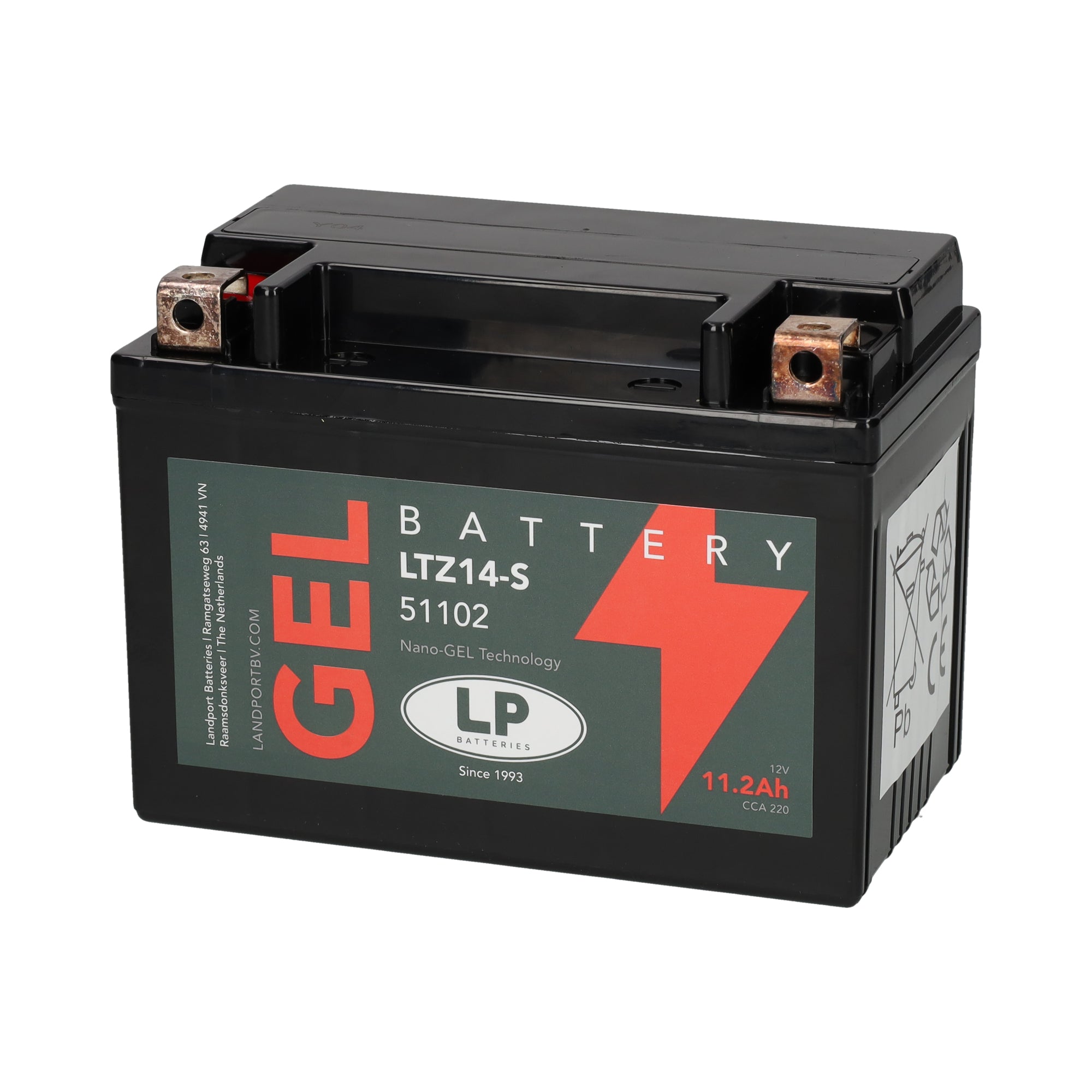 LTZ14-S 12v 11.2Ah Gel Battery