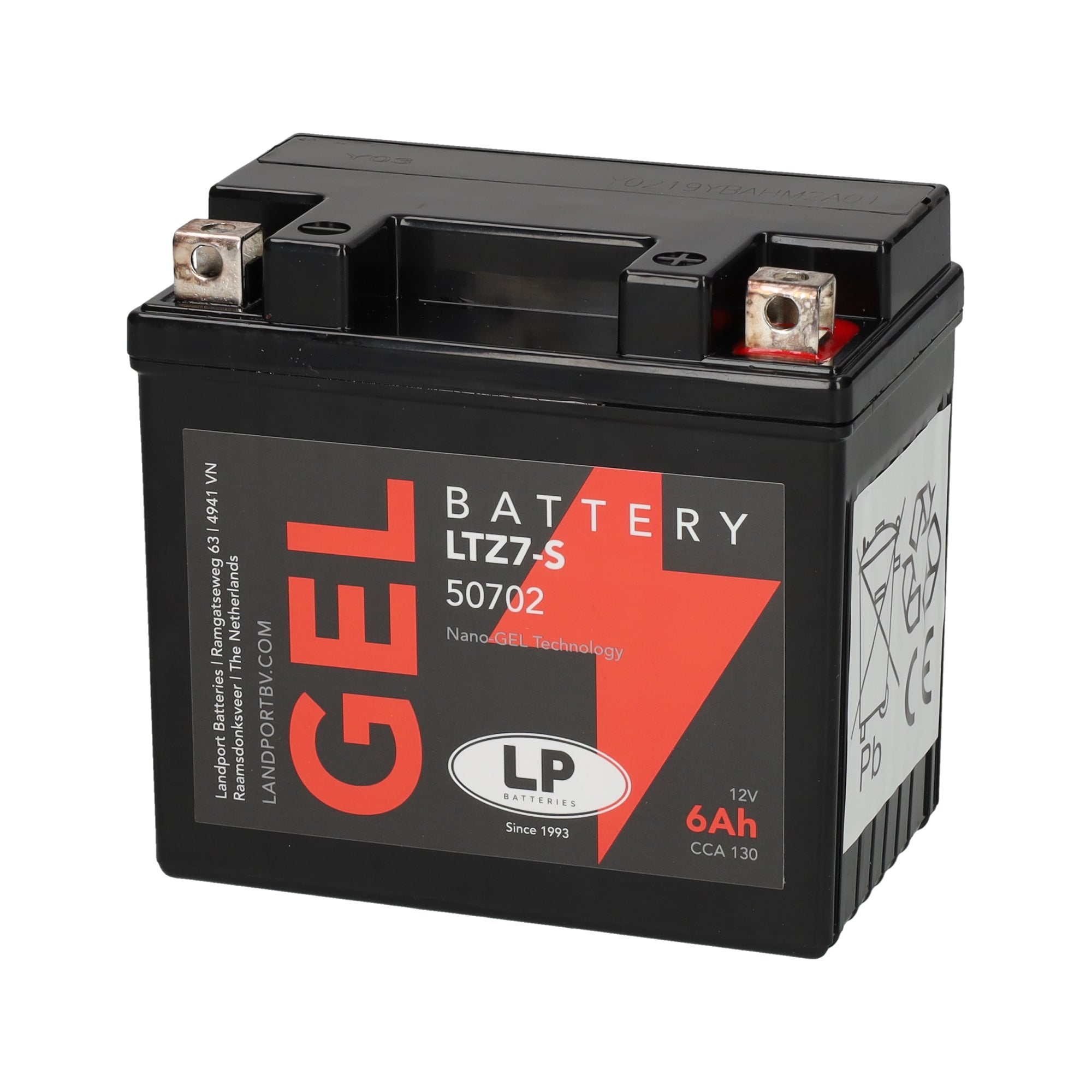 LTZ7-S 12v 6Ah Gel Battery