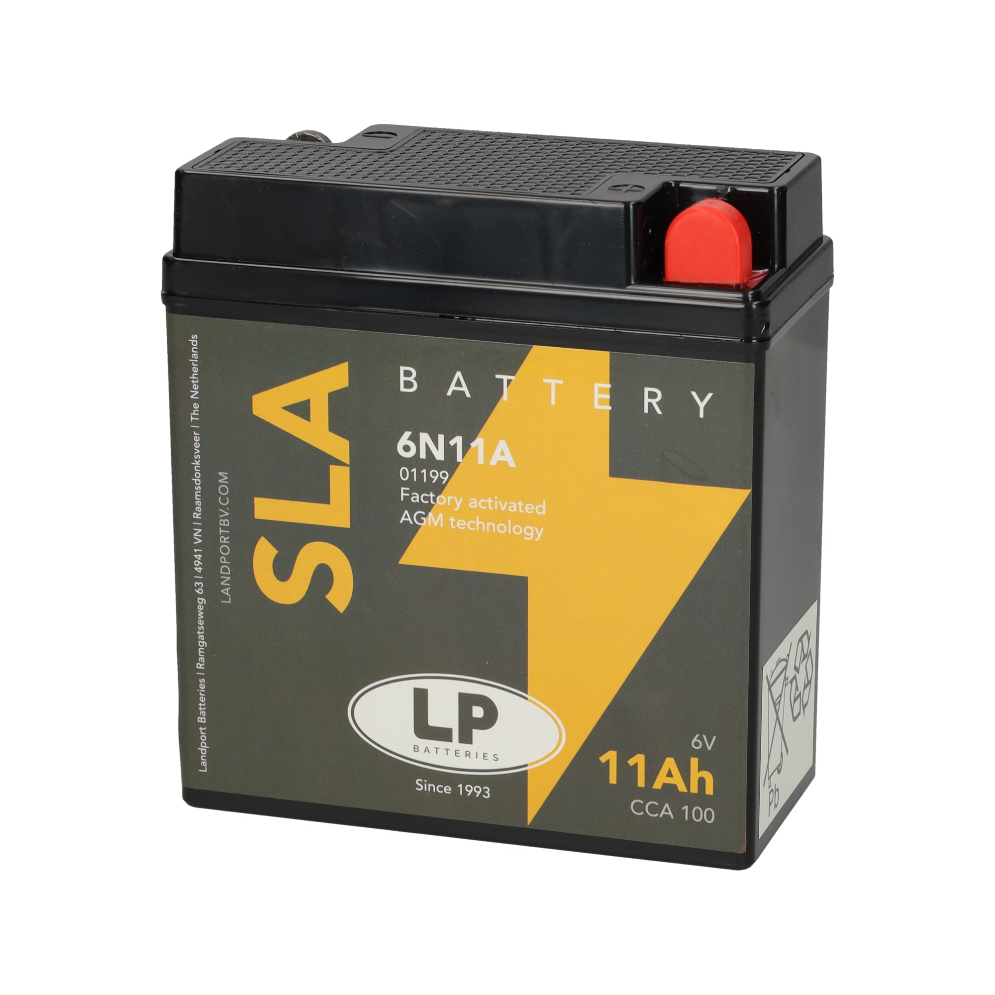 6N11A 6v 11Ah AGM Battery