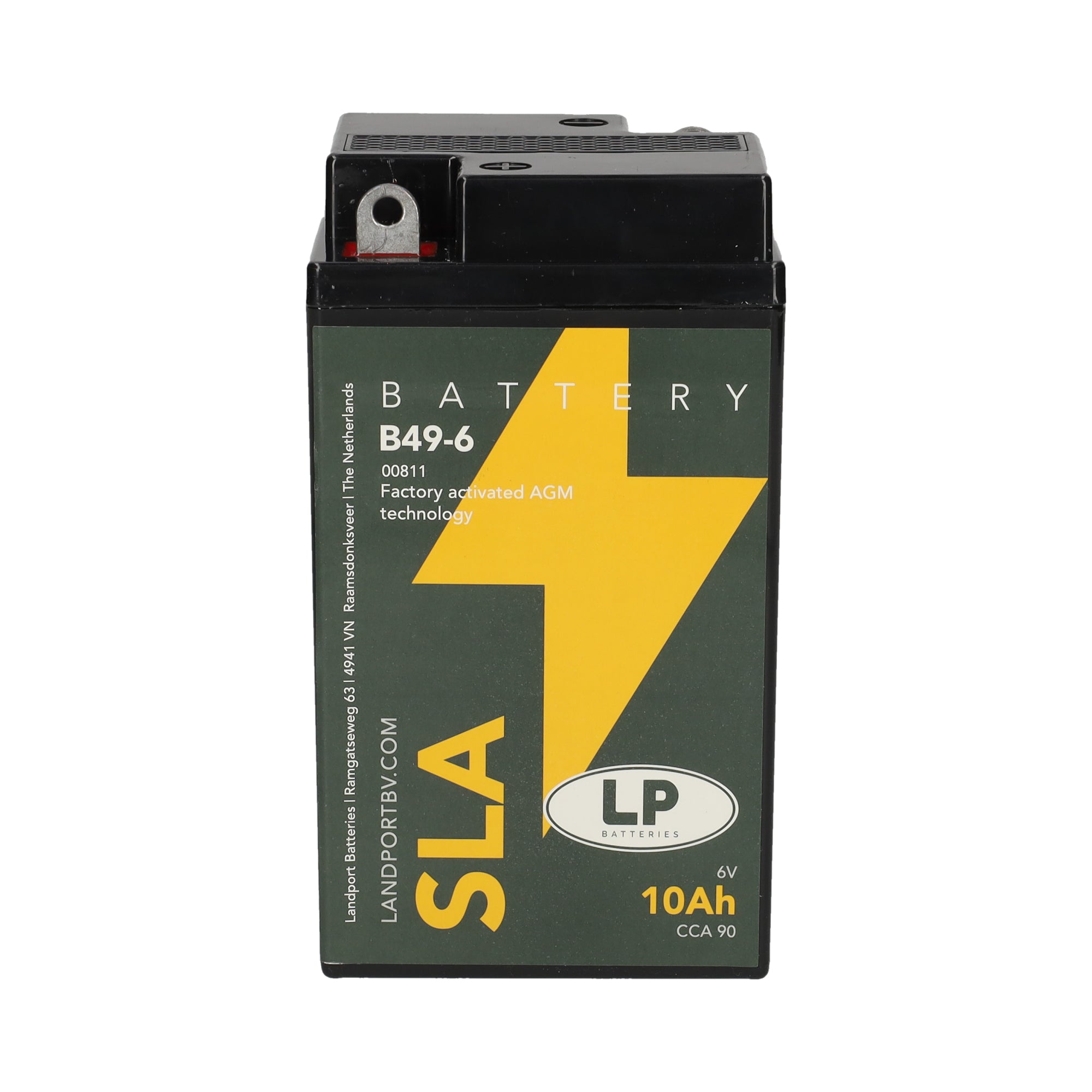 B49-6 6v 10Ah AGM Battery