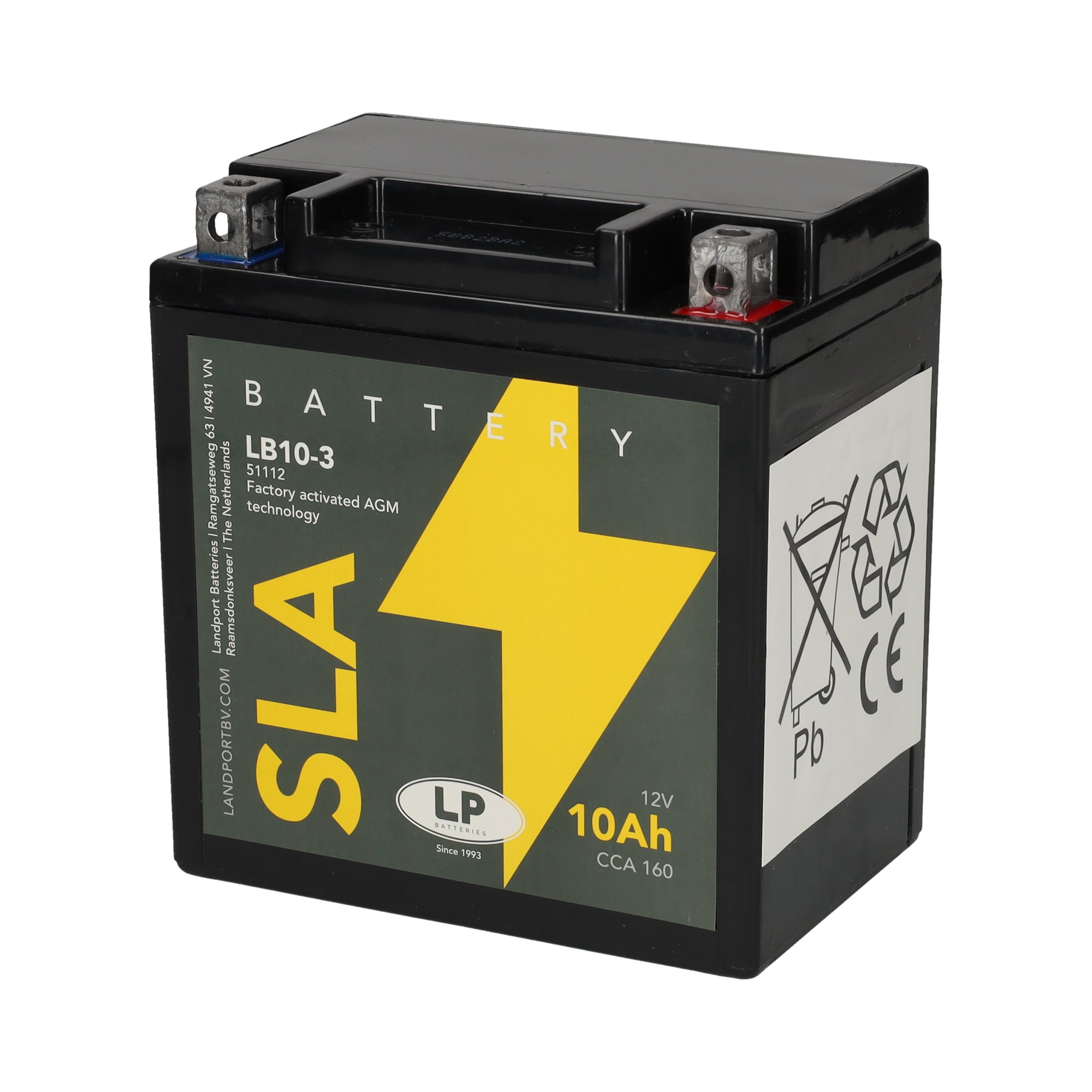 LB10-3 12v 10Ah AGM Battery