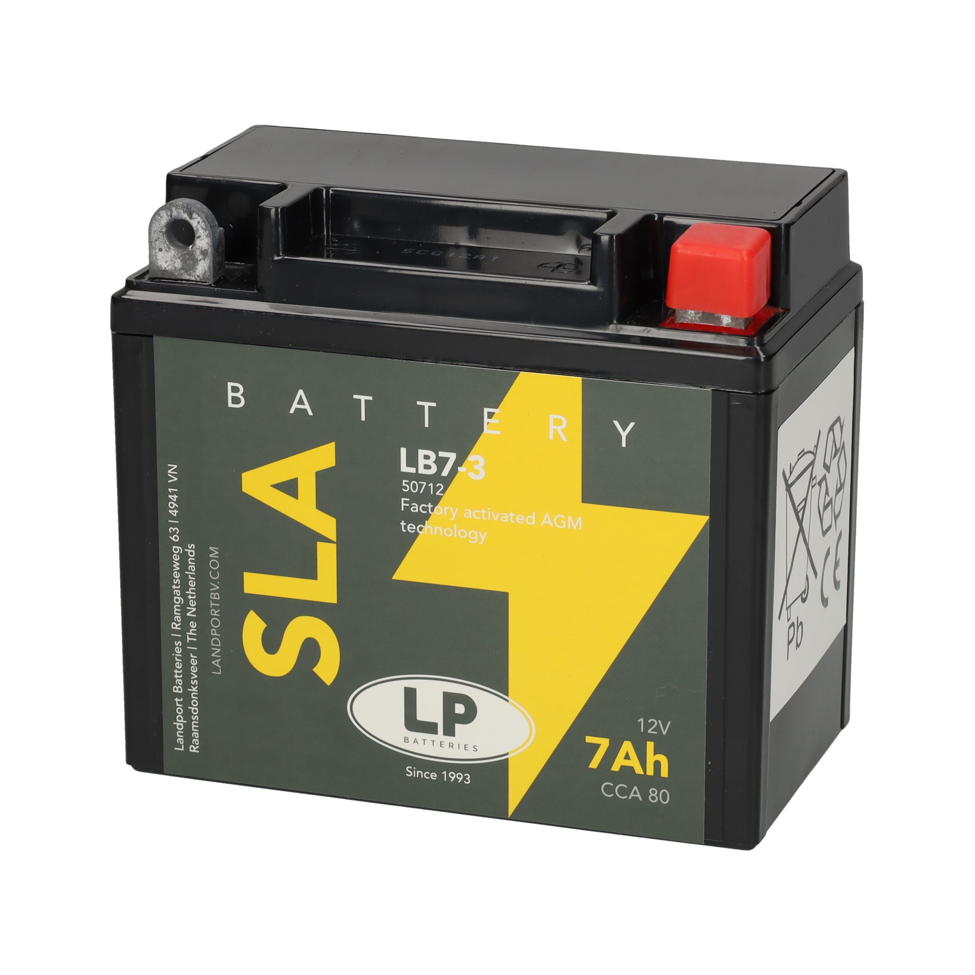 LB7-3 12v 7Ah AGM Battery