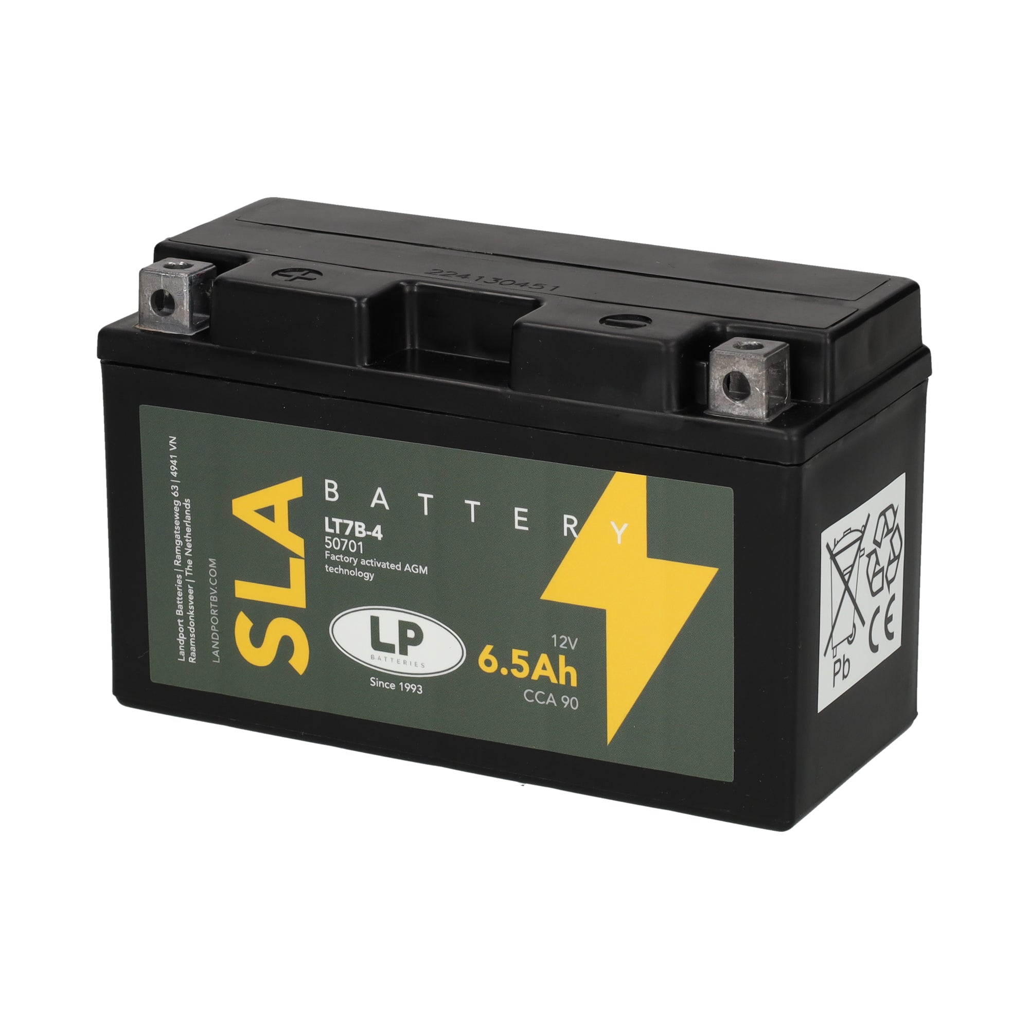 LT7B-4 12v 6.5Ah AGM Battery