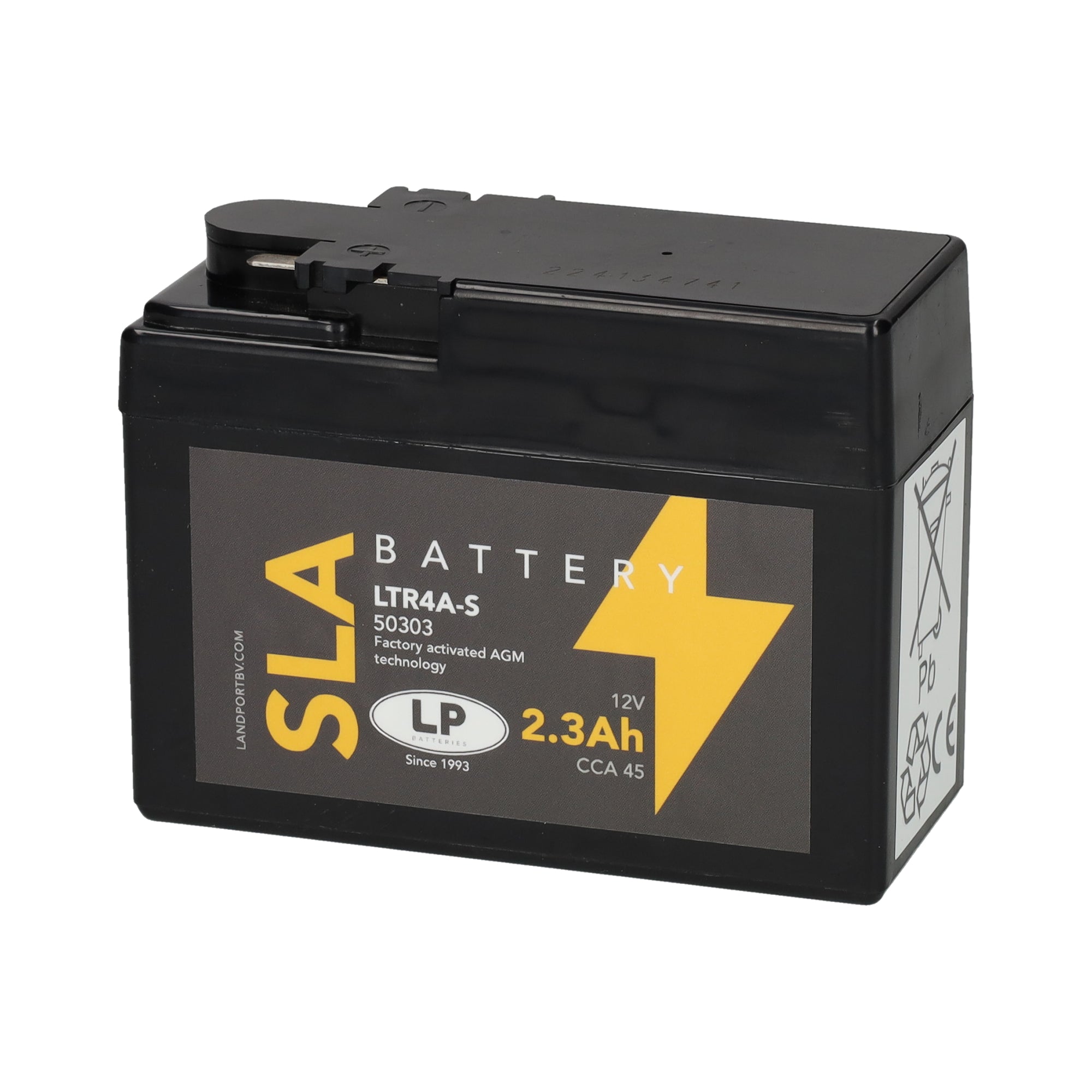 LTR4A-S 12v 2.3Ah AGM Battery