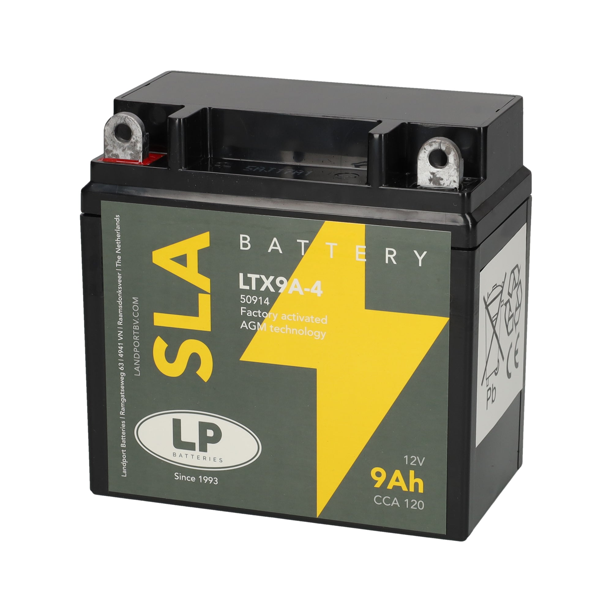 LTX9A-4 12v 9Ah AGM Battery