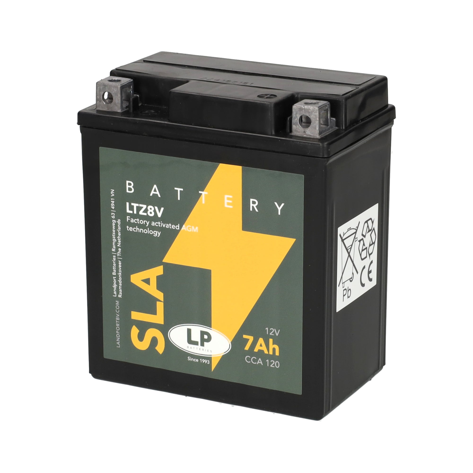 LTZ8V 12v 7Ah AGM Battery
