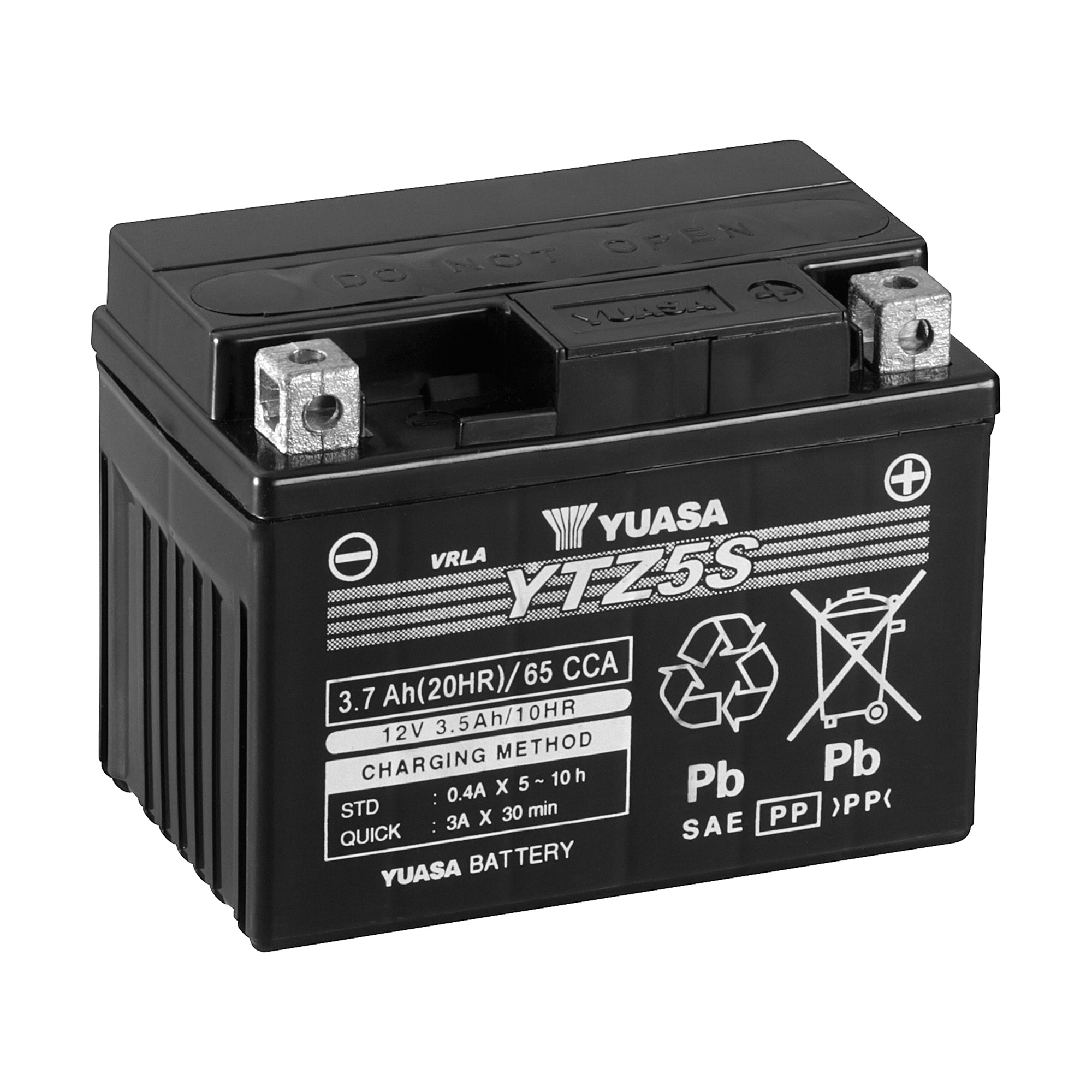 YTZ5S 12V Yuasa High Performance MF VRLA Battery