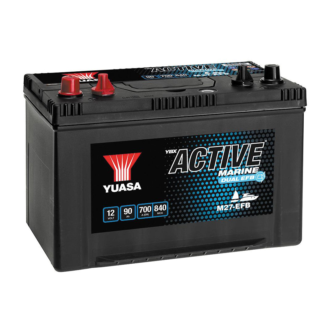M27-EFB Yuasa Active Marine Dual EFB Battery 12V 90Ah 700A