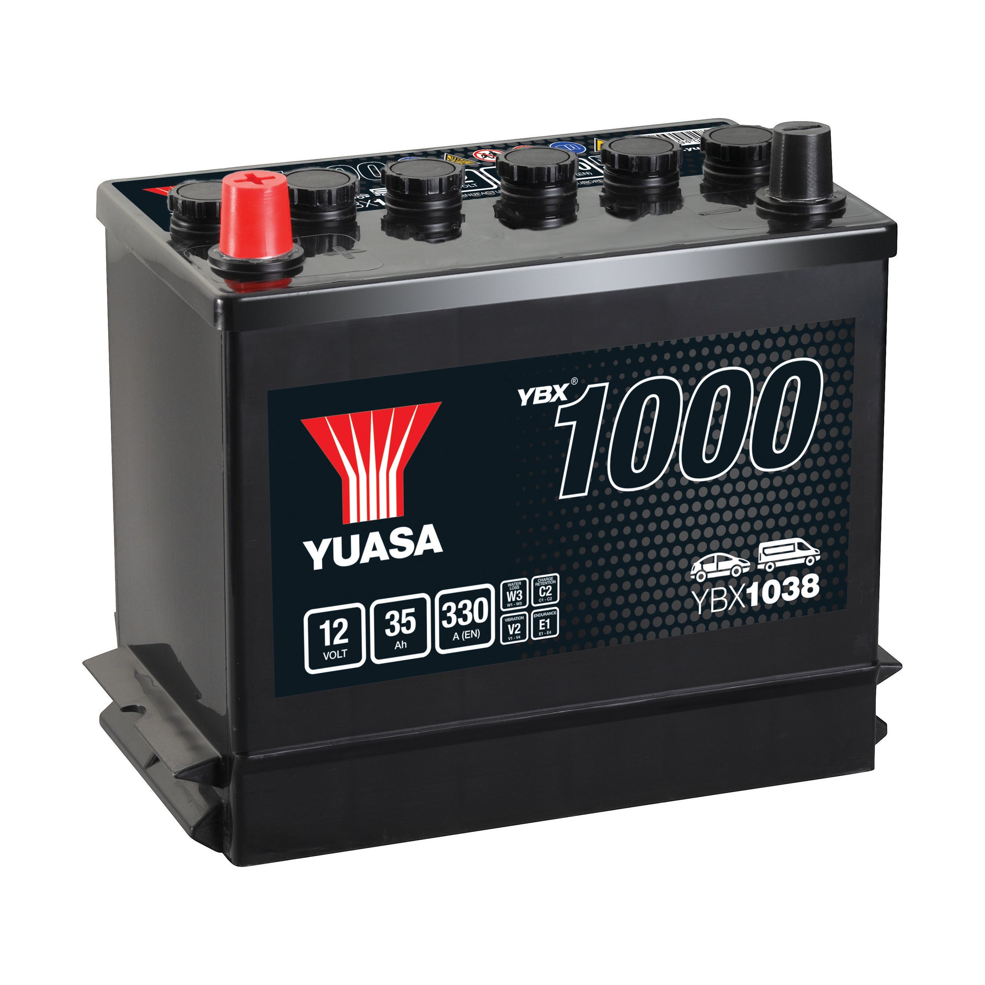 YBX1038 12v 35Ah 330ABattery