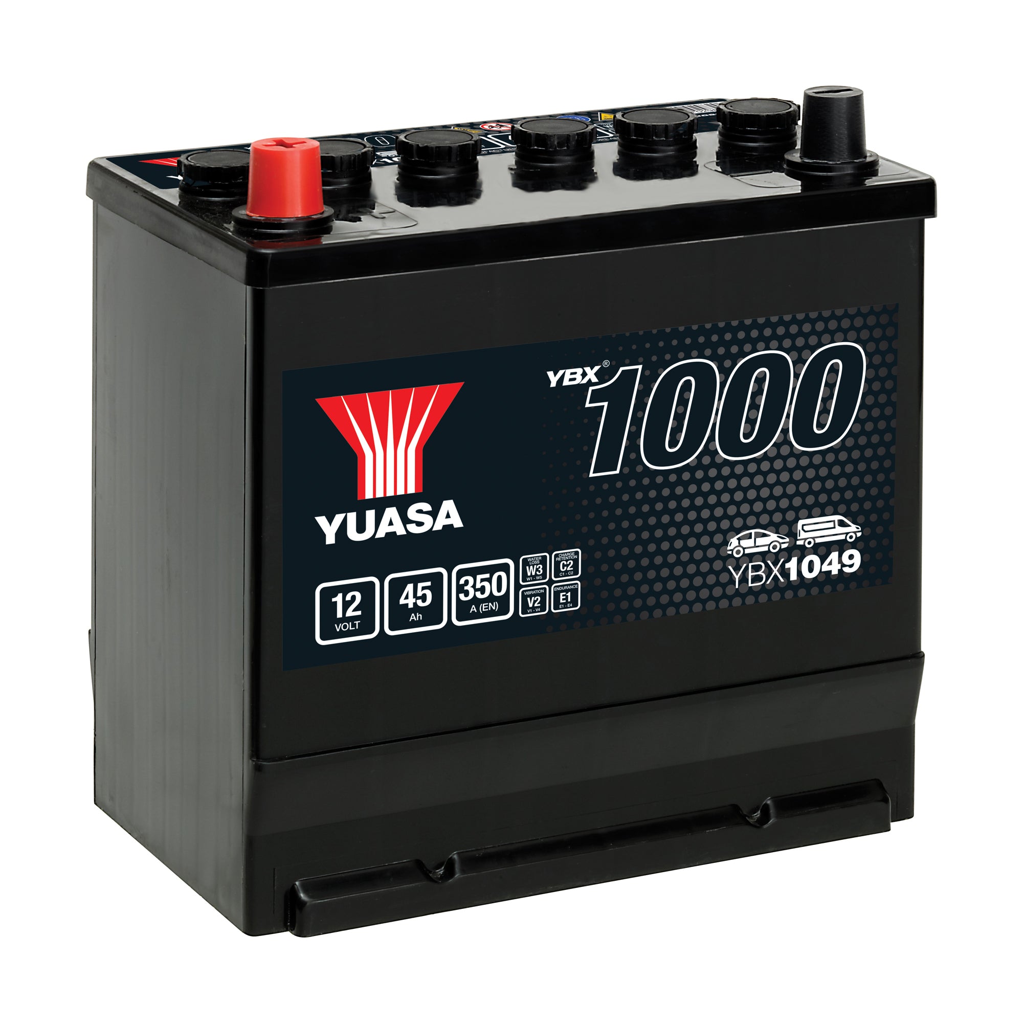 YBX1049 12v 45Ah 350ABattery
