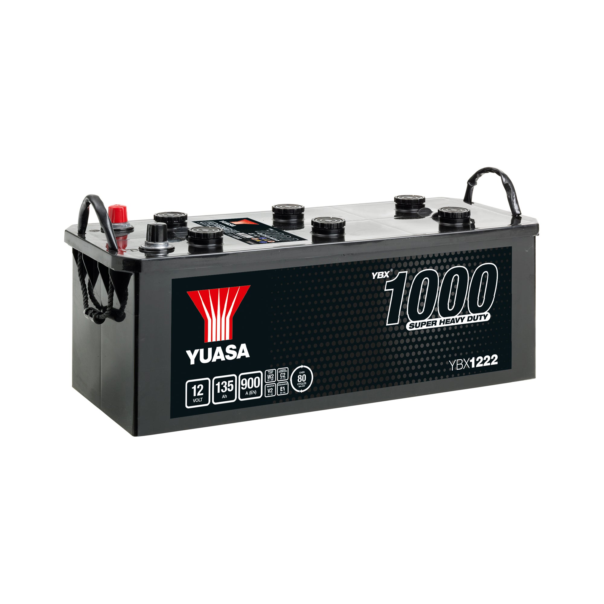 YBX1222 12V 135Ah 900A Yuasa Super Heavy Duty Battery