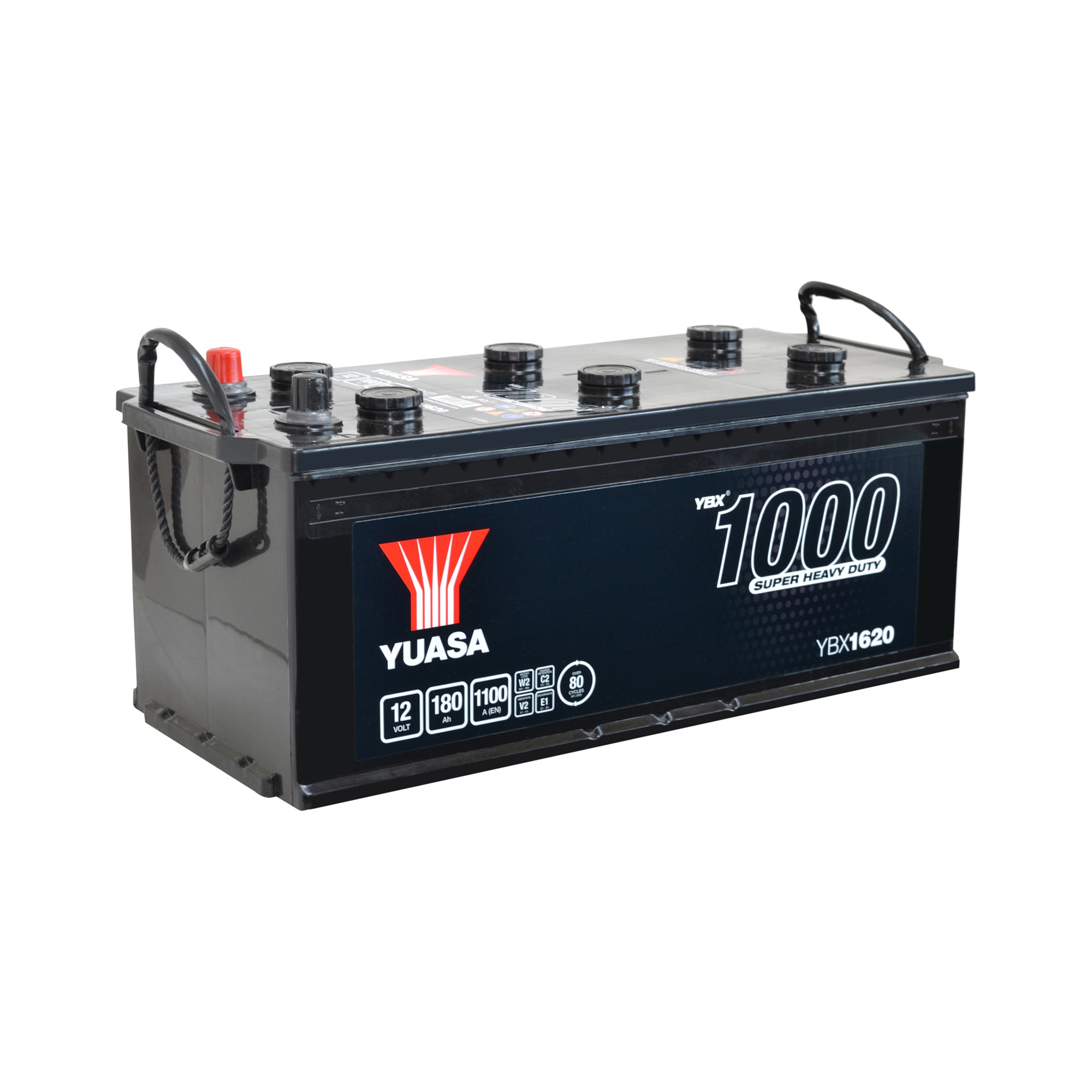 YBX1620 12V 180Ah 1100A Yuasa Super Heavy Duty Battery