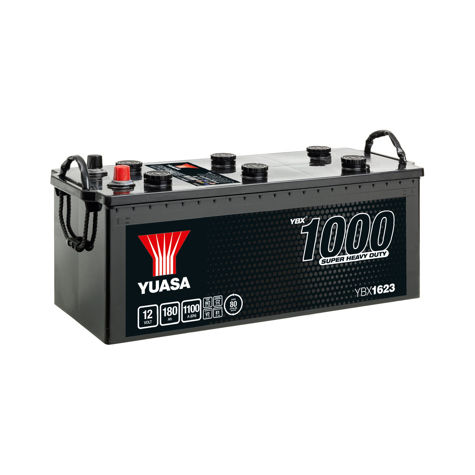 YBX1623 12V 180Ah 1100A Yuasa Super Heavy Duty Battery