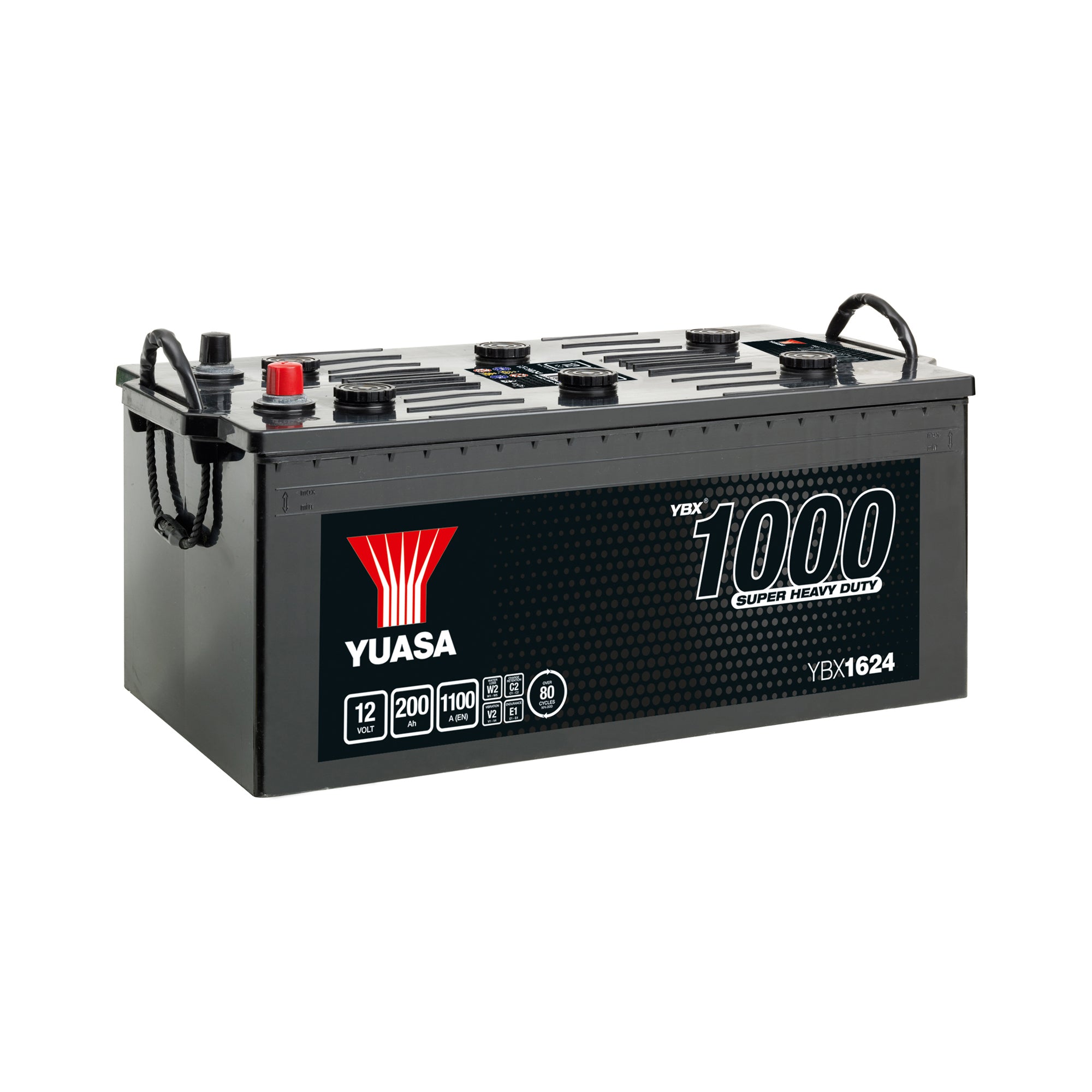 YBX1624 12V 200Ah 1100A Yuasa Super Heavy Duty Battery