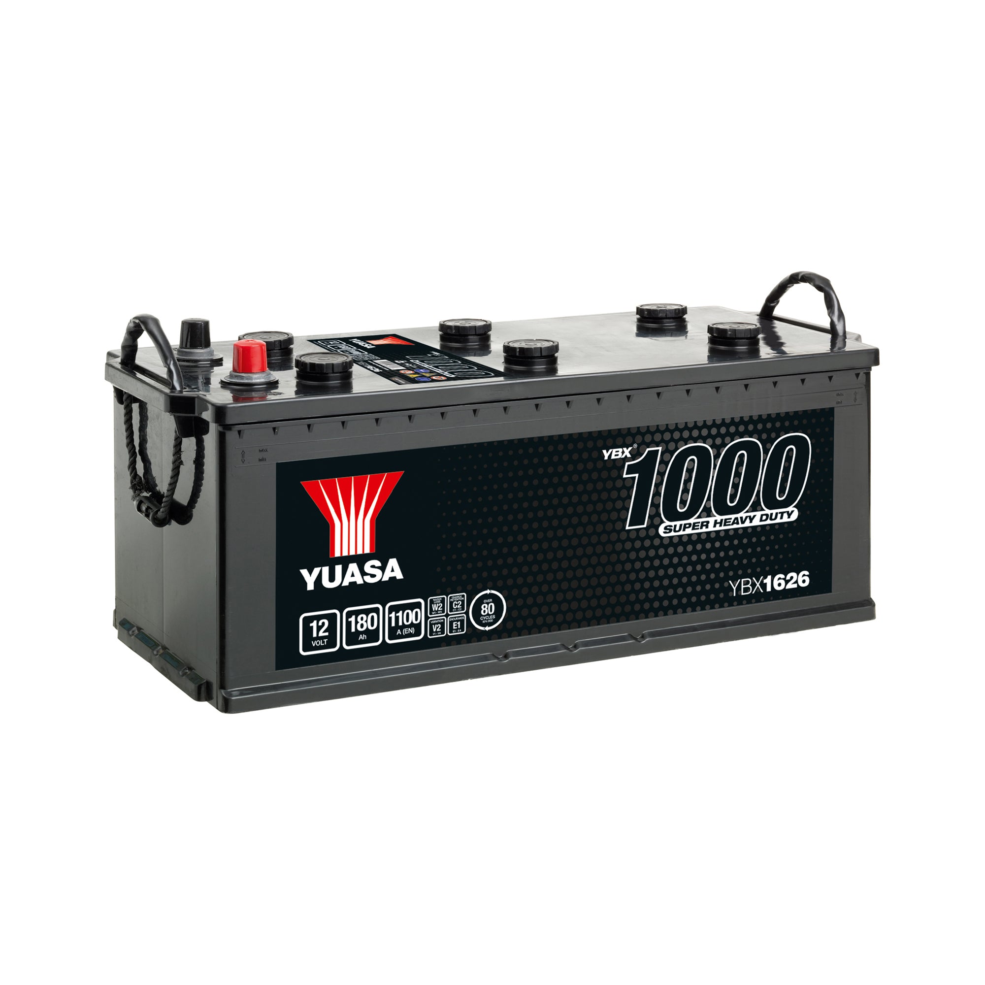 YBX1626 12V 180Ah 1100A Yuasa Super Heavy Duty Battery