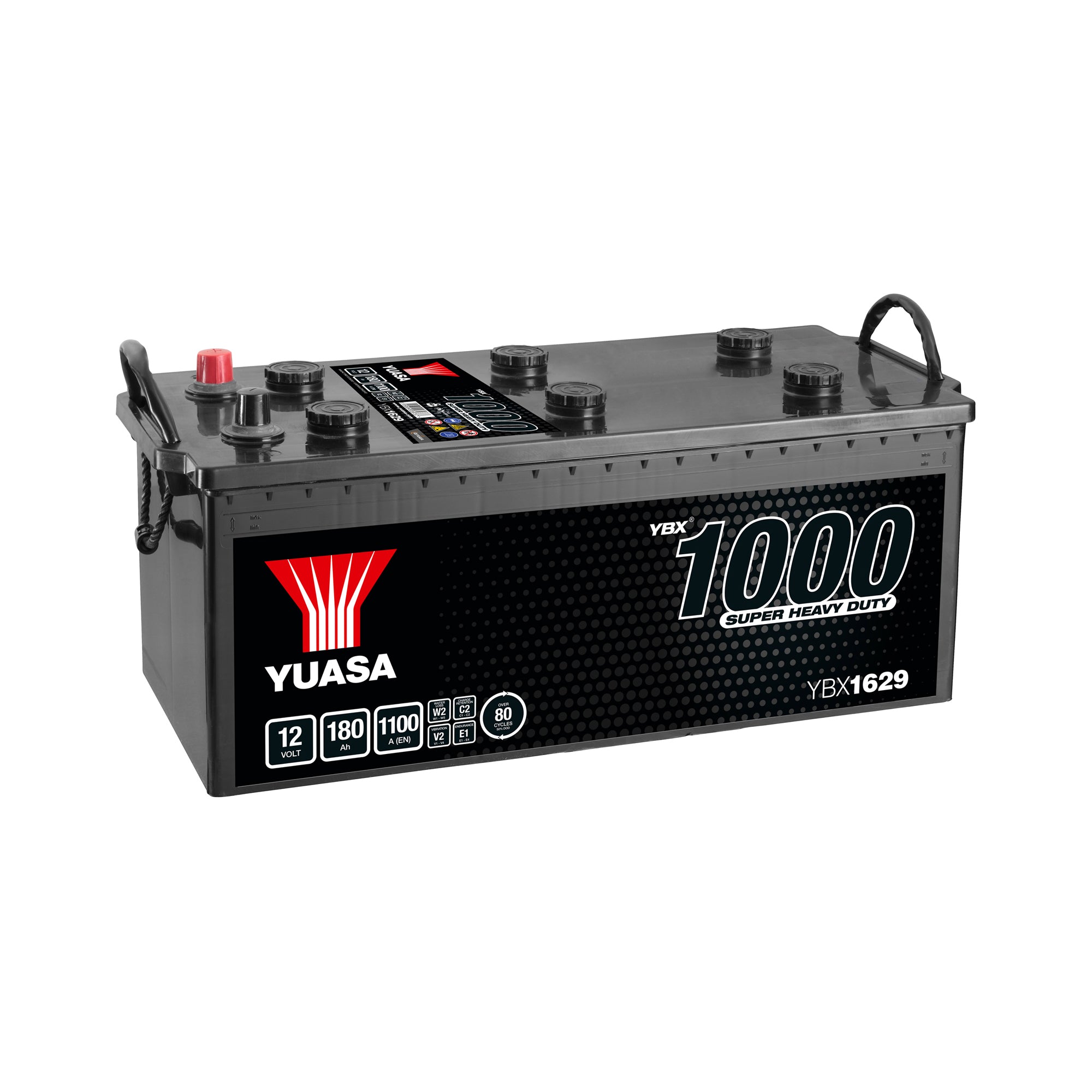 YBX1629 12V 180Ah 1100A Yuasa Super Heavy Duty Battery