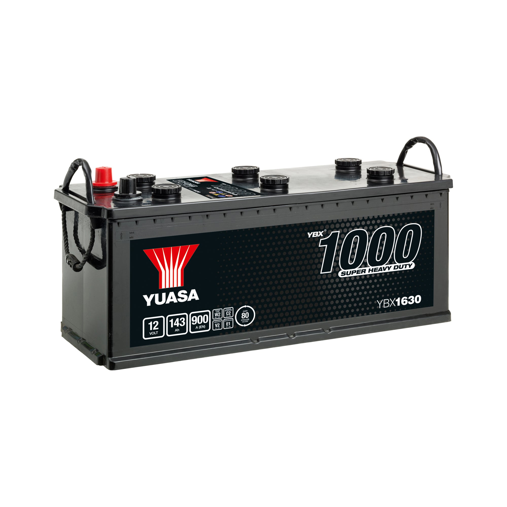 YBX1630 12V 143Ah 900A Yuasa Super Heavy Duty Battery