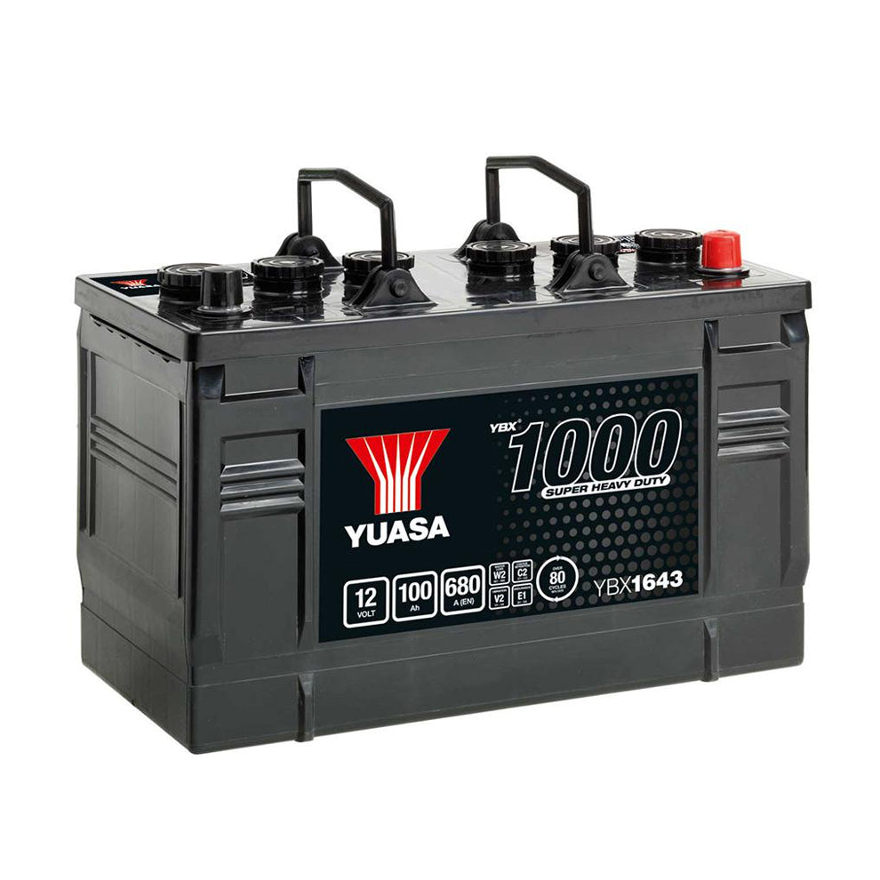 YBX1643 12v 100Ah 680ASuper Heavy Duty Battery