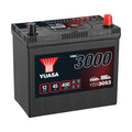 YBX3053 12v 45Ah 400ASMF Battery with Adapter
